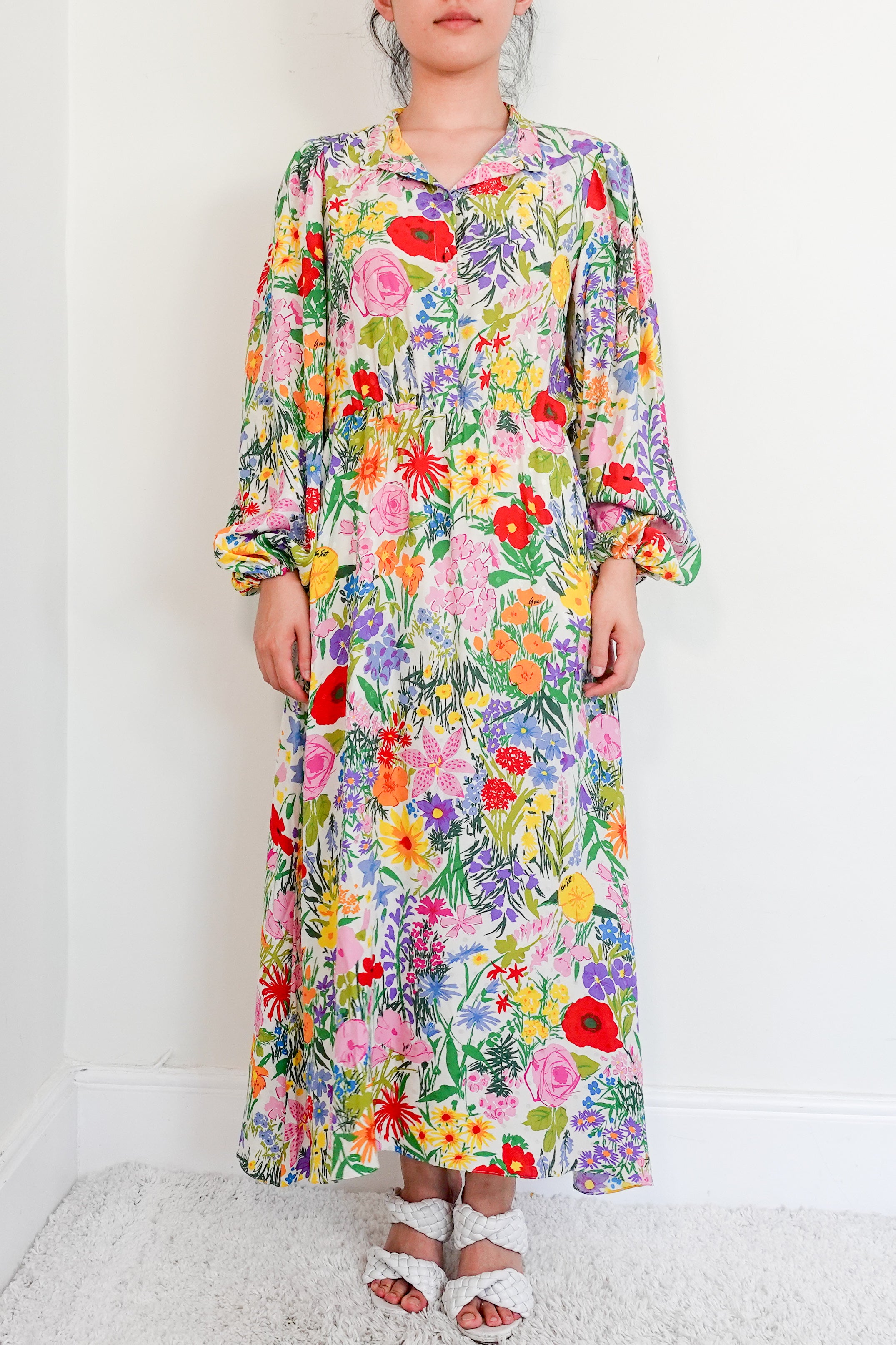 Gucci silk Floral Dress RRP £2.9K | Authentic Preloved