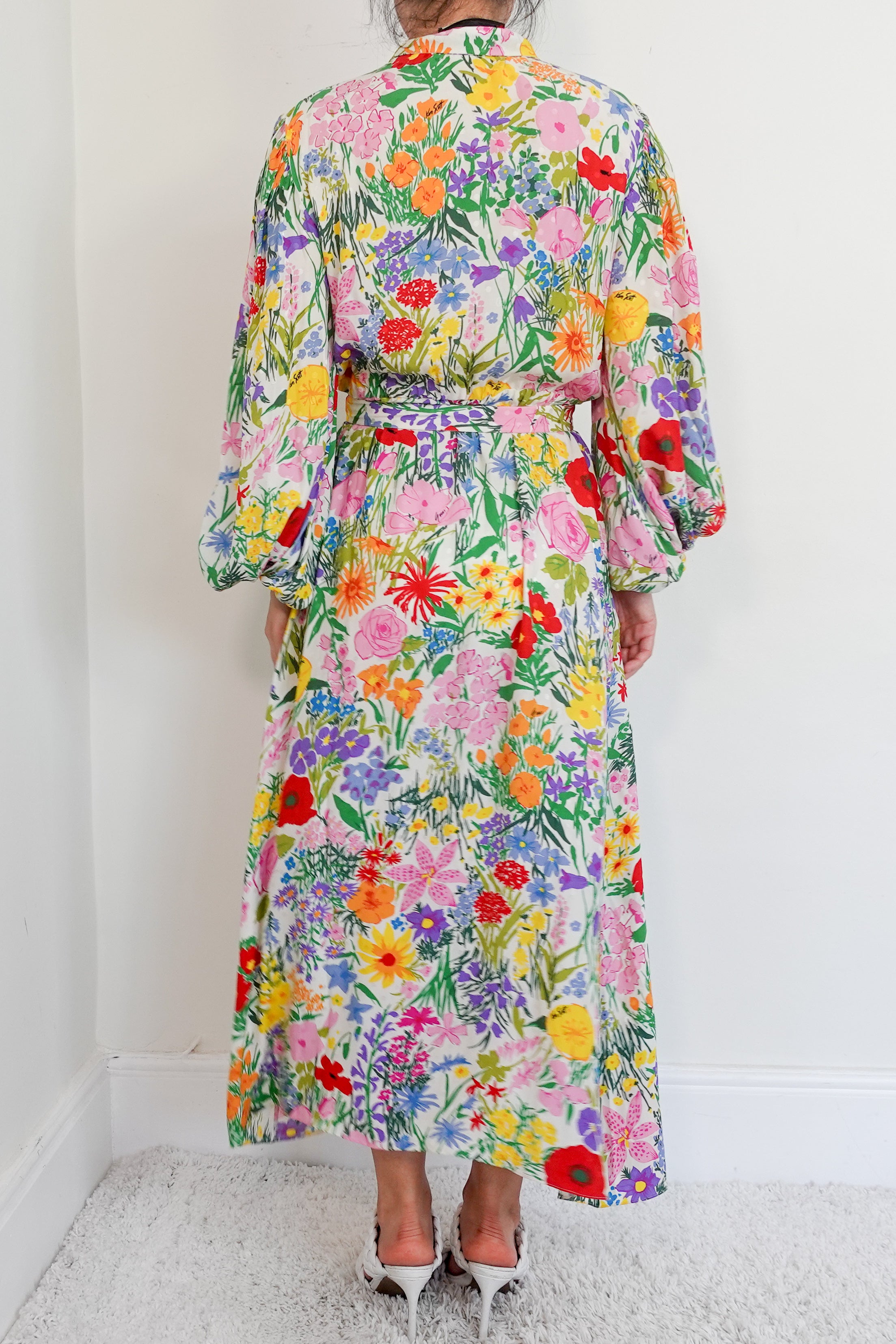 Gucci silk Floral Dress RRP £2.9K | Authentic Preloved