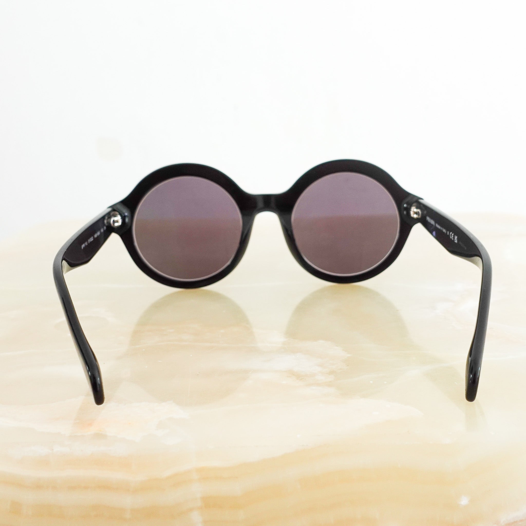 Prada round black sunglasses RRP £300 | Preloved Authentic