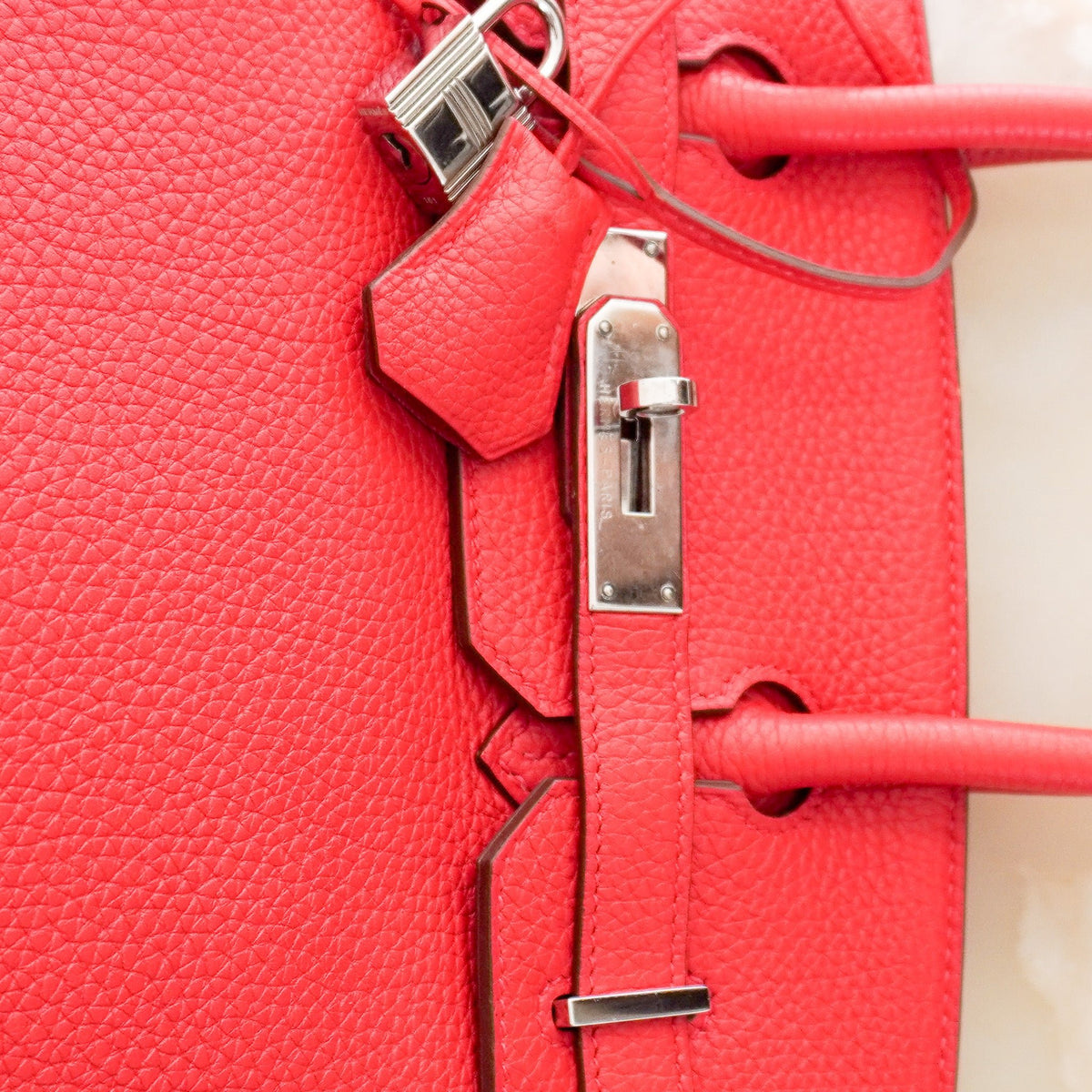 Hermes Birkin 30 Togo Palladium Hardware Rouge Casaque | Authentic Preloved - Reloved Again