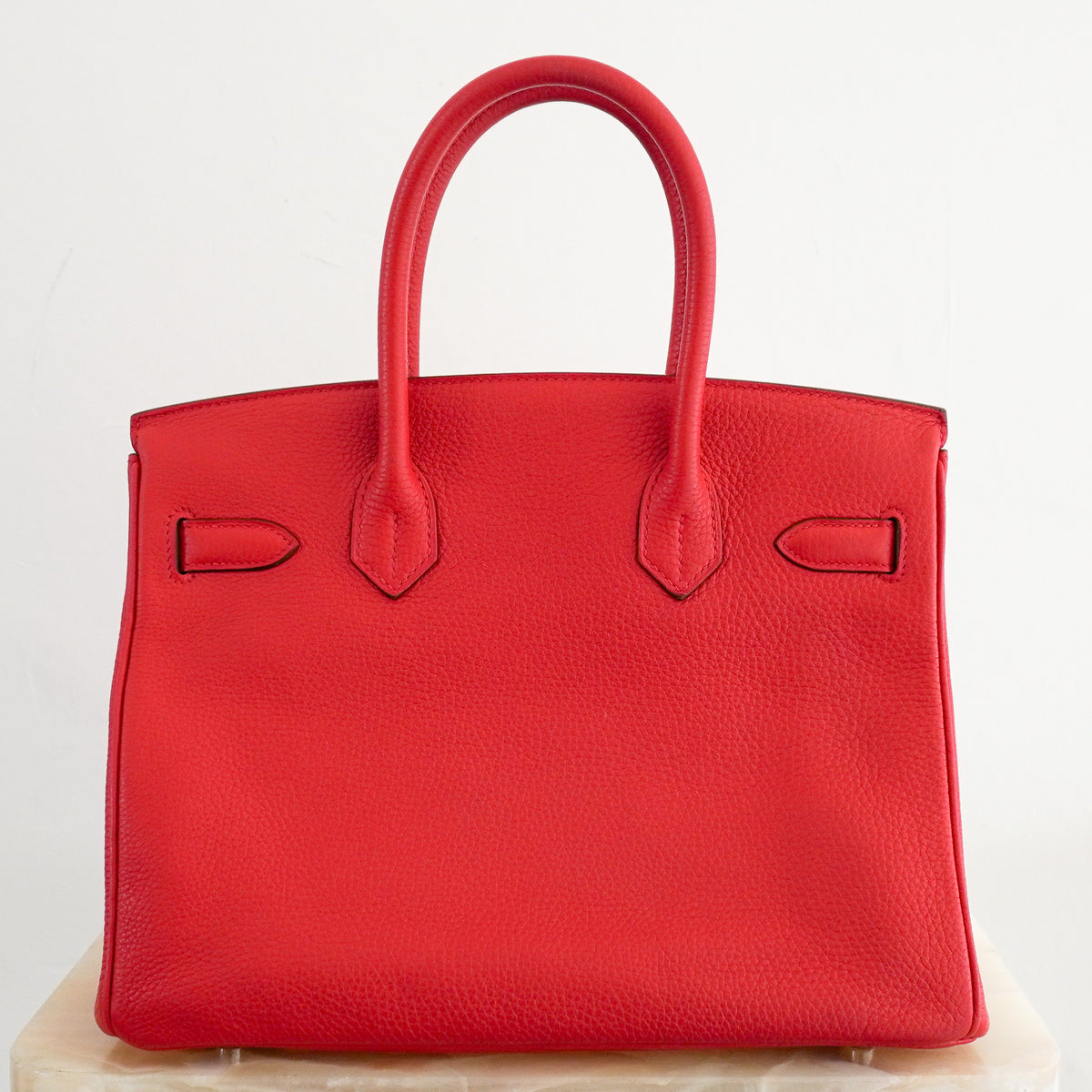 Hermes Birkin 30 Togo Palladium Hardware Rouge Casaque | Authentic Preloved