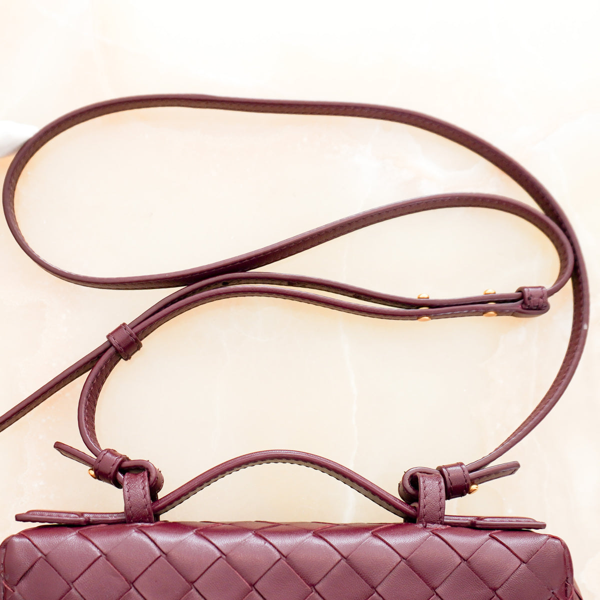 Bottega Veneta Bang Bang Vanity Case in Barolo (RRP £2400) | Authentic Preloved - Reloved Again