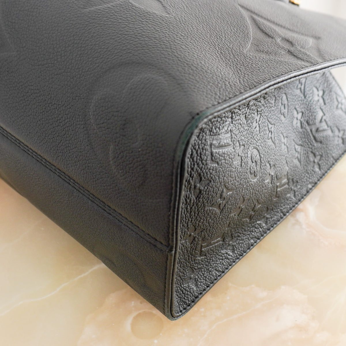 Louis Vuitton On The Go MM Empreinte Noir (RRP £2350) | Authentic Preloved - Reloved Again