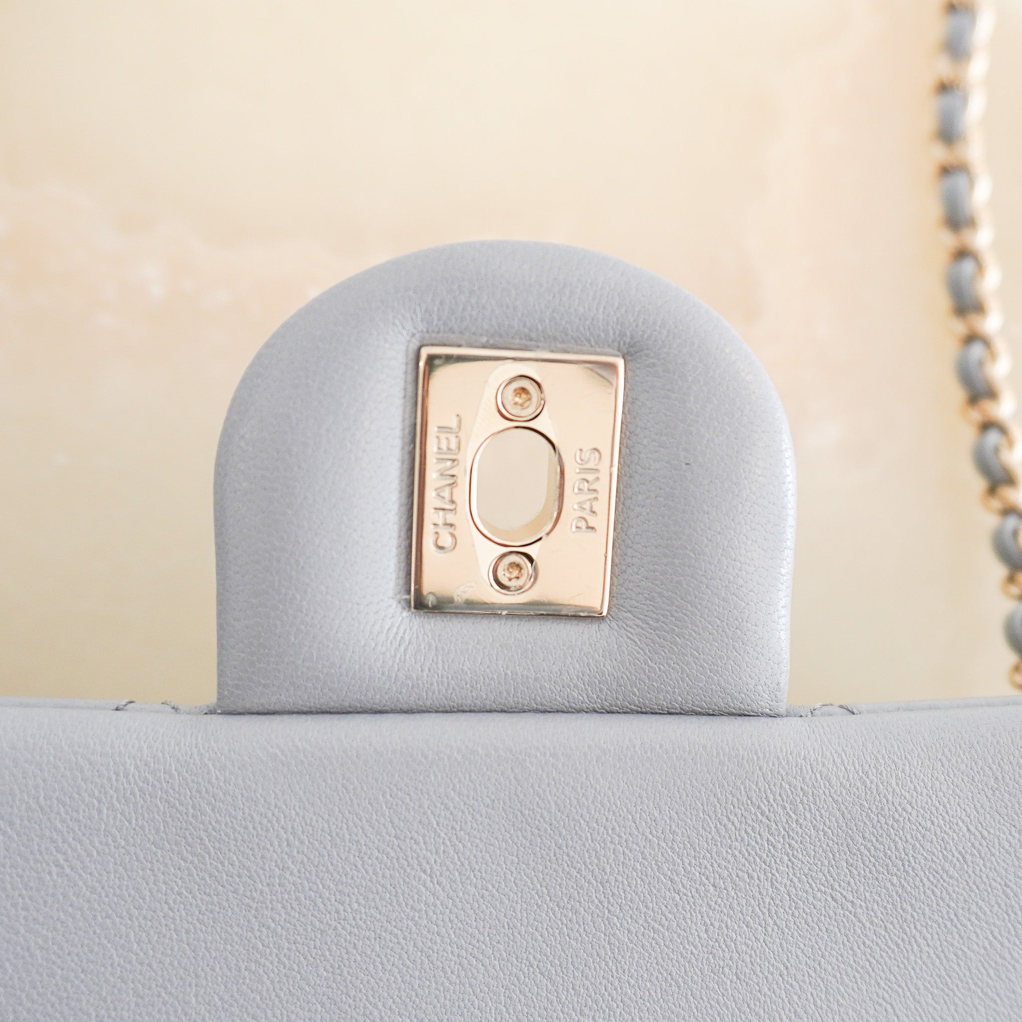 NEW Chanel Mini Sac Rabat Flap Bag in Pearl Crush RRP £4,910 | Authentic Preloved
