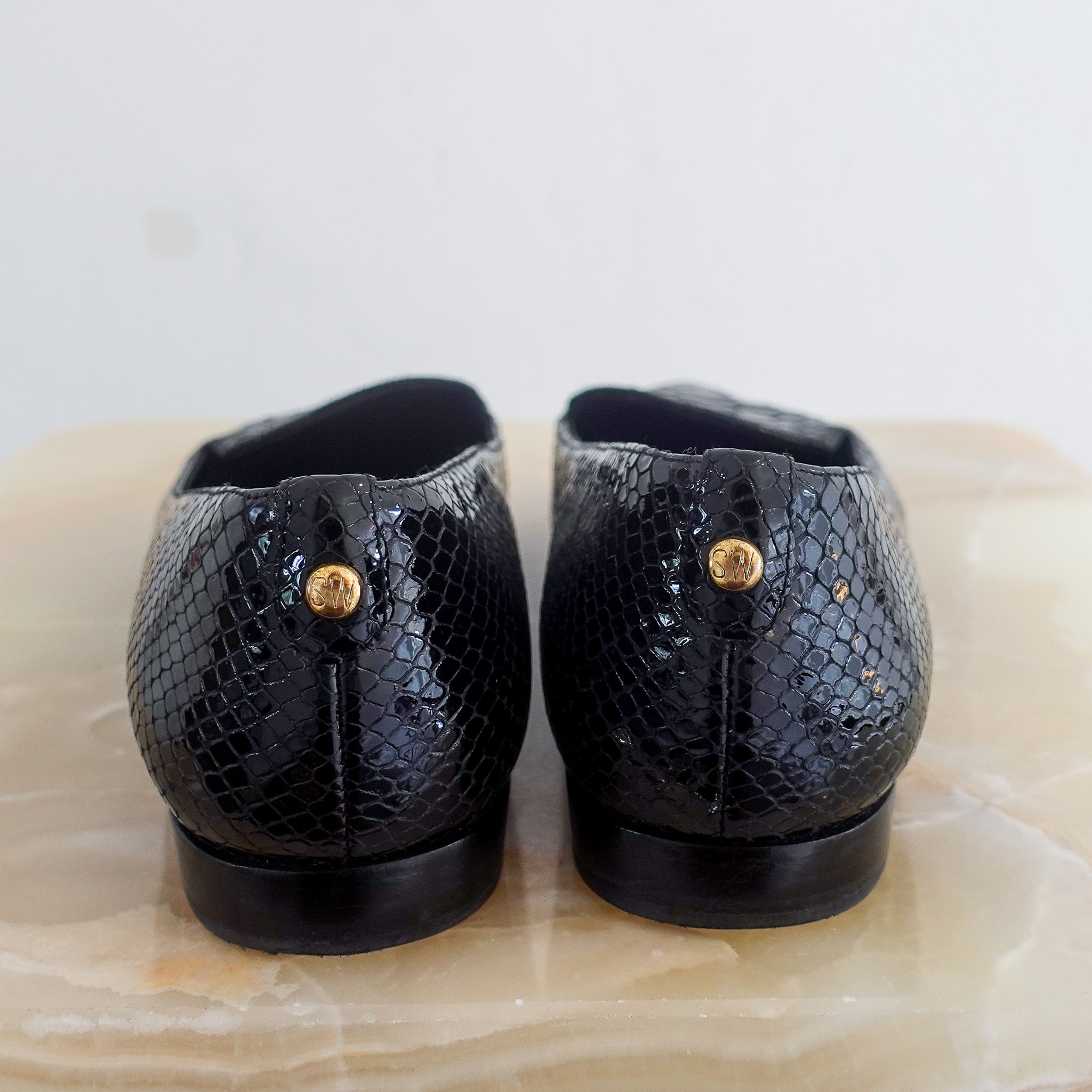 Pointy textured flats RRP £225
