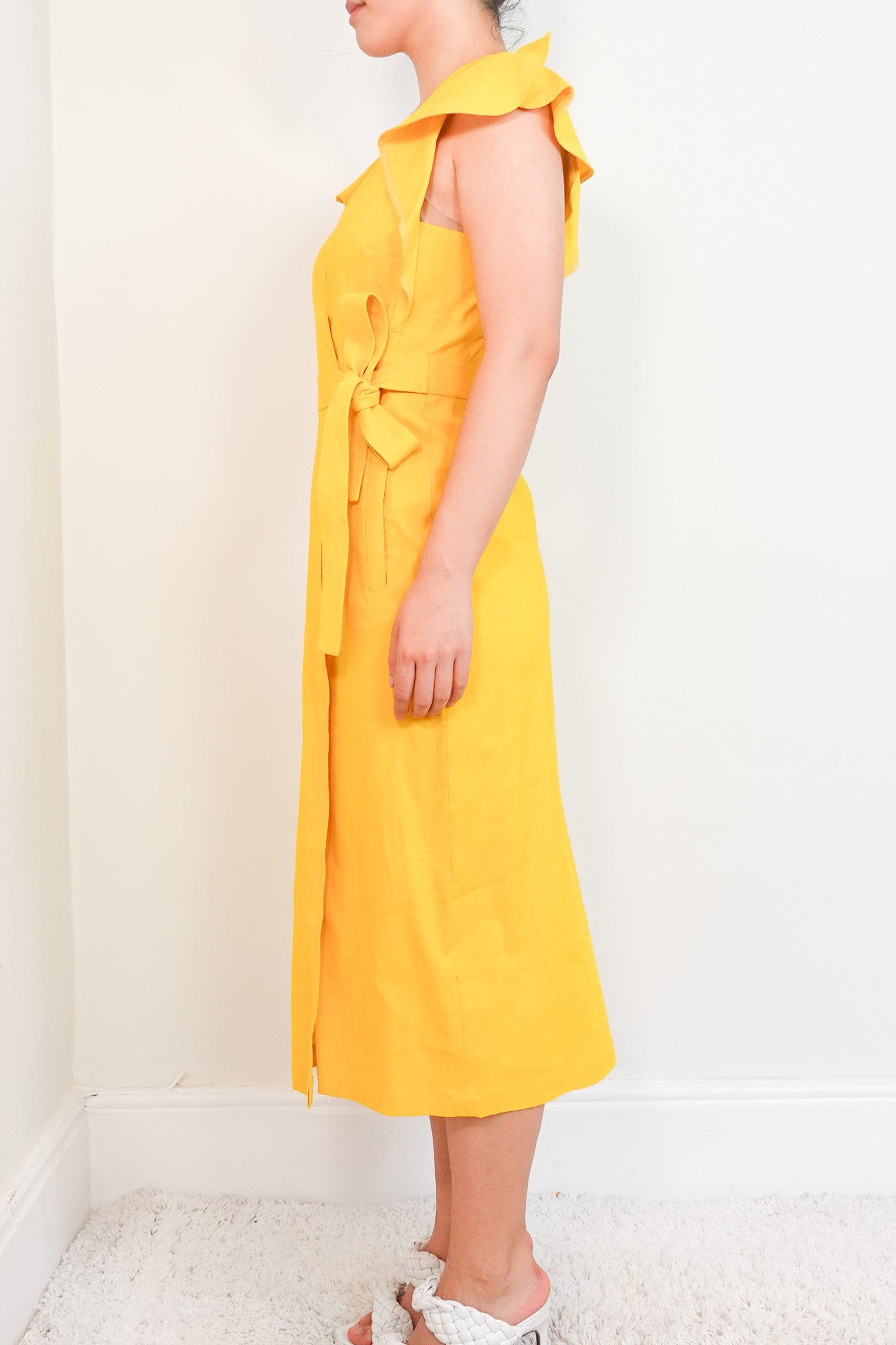 ALC Yellow Belted Dress RRP £120 | Authentic Preloved