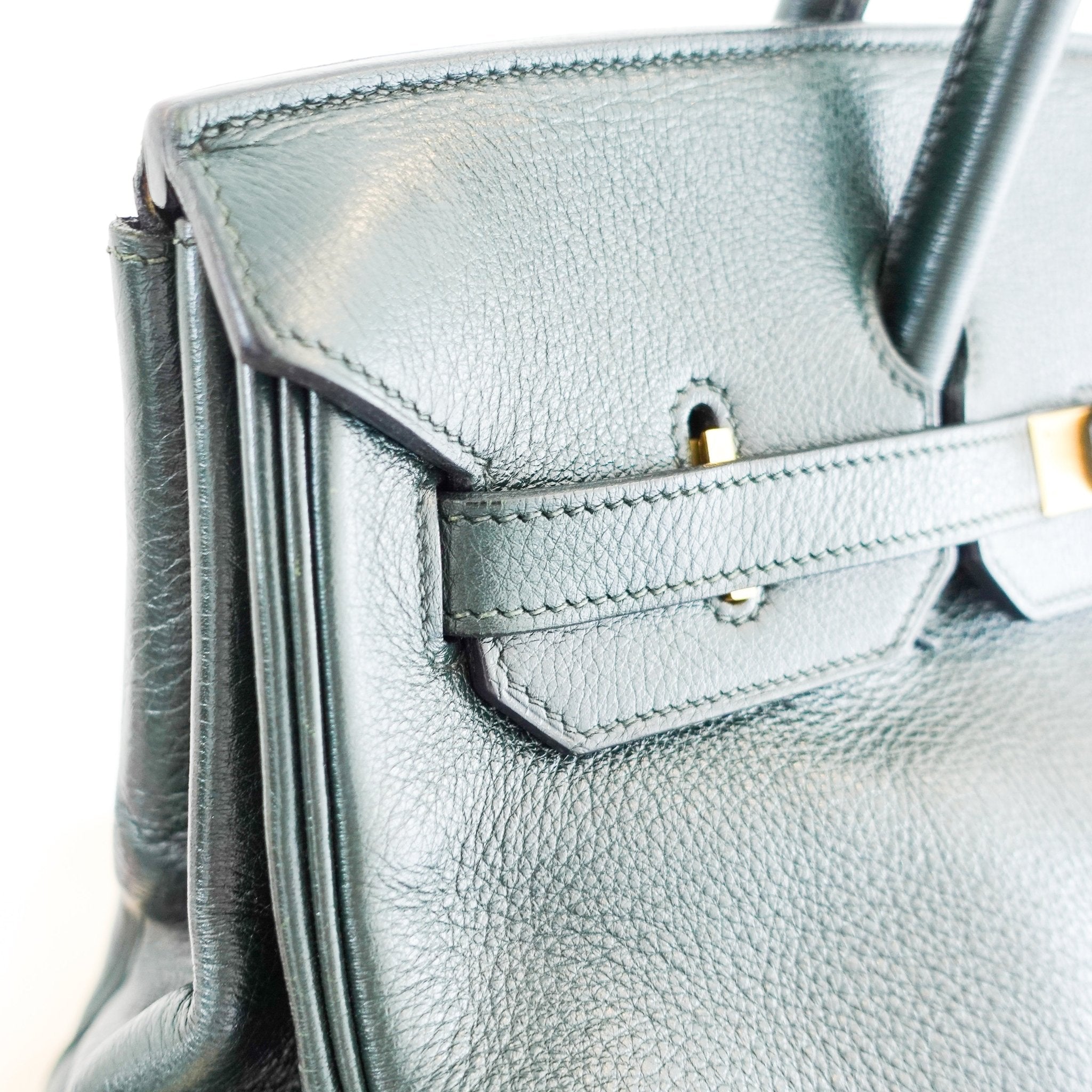 Authentic Hermès Birkin 35 Vert Empire Leather Bag | Preloved Luxury Icon - Reloved Again
