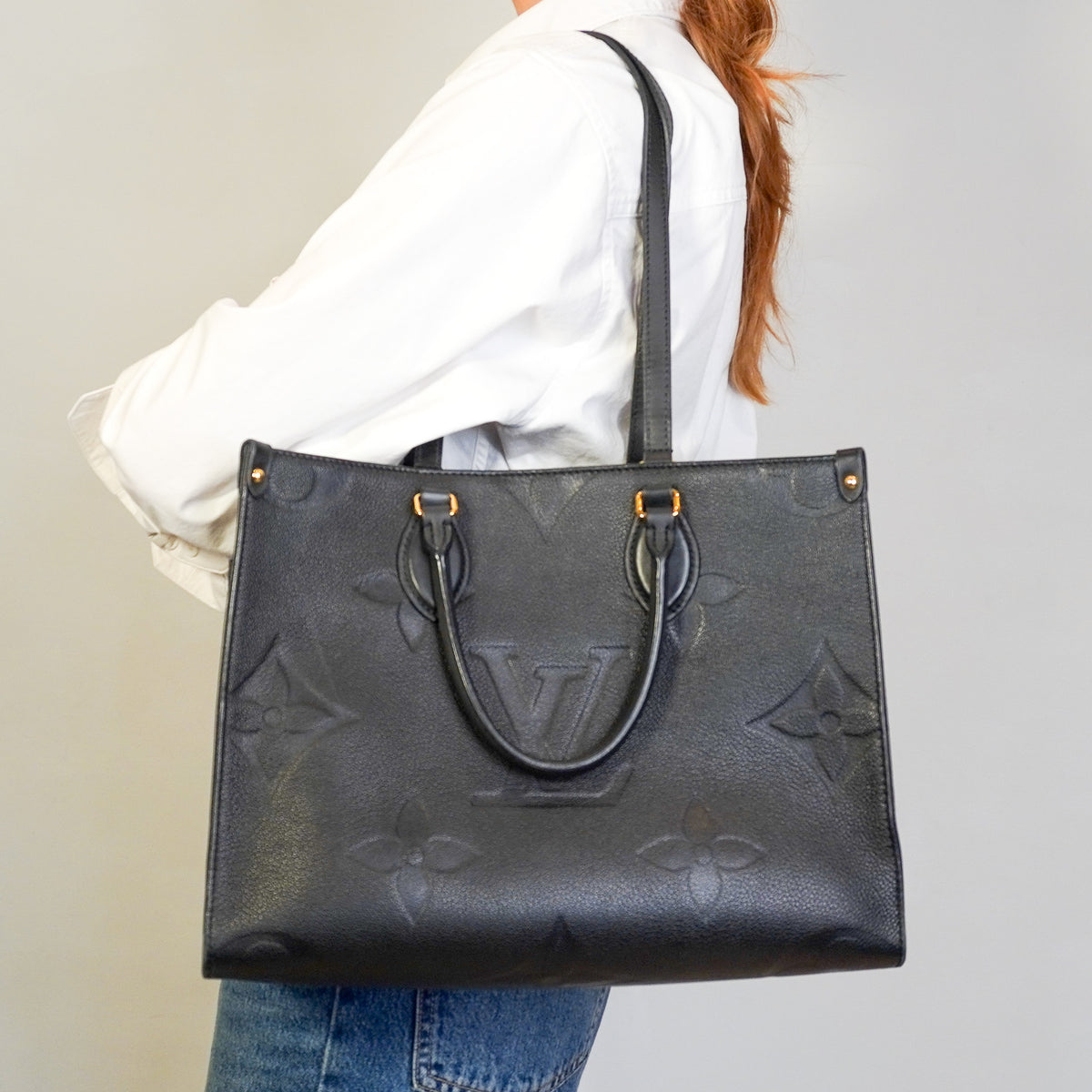 Louis Vuitton On The Go MM Empreinte Noir (RRP £2350) | Authentic Preloved - Reloved Again