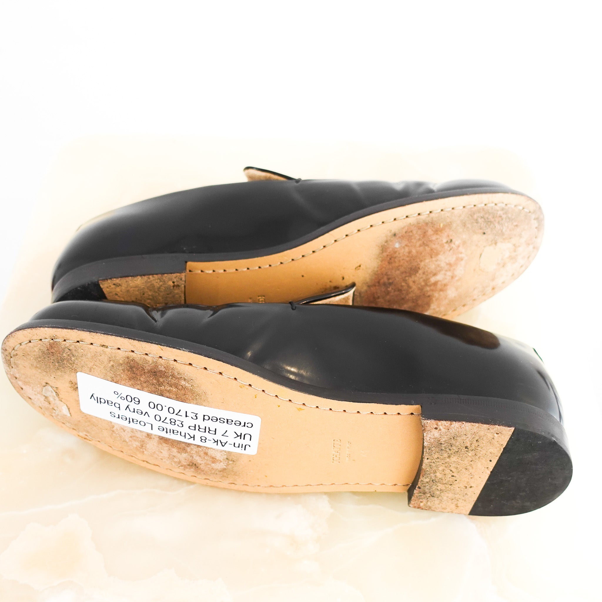 Khaite black Loafers RRP £870 | Authentic Preloved - Reloved Again