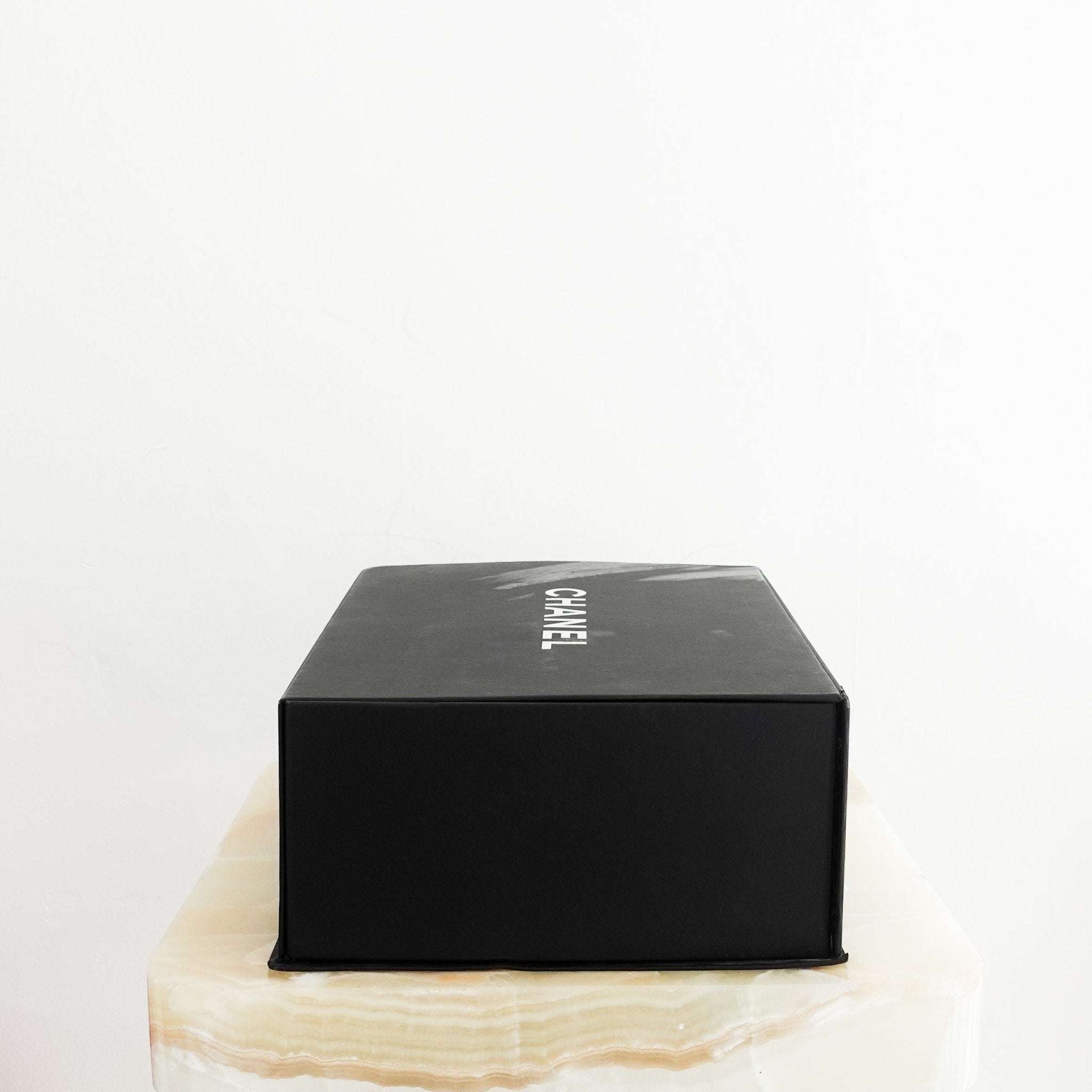 Chanel Medium Boy Bag in black caviar leather with gold CC clasp RRP £6,000 | Authentic Preloved - Reloved Again