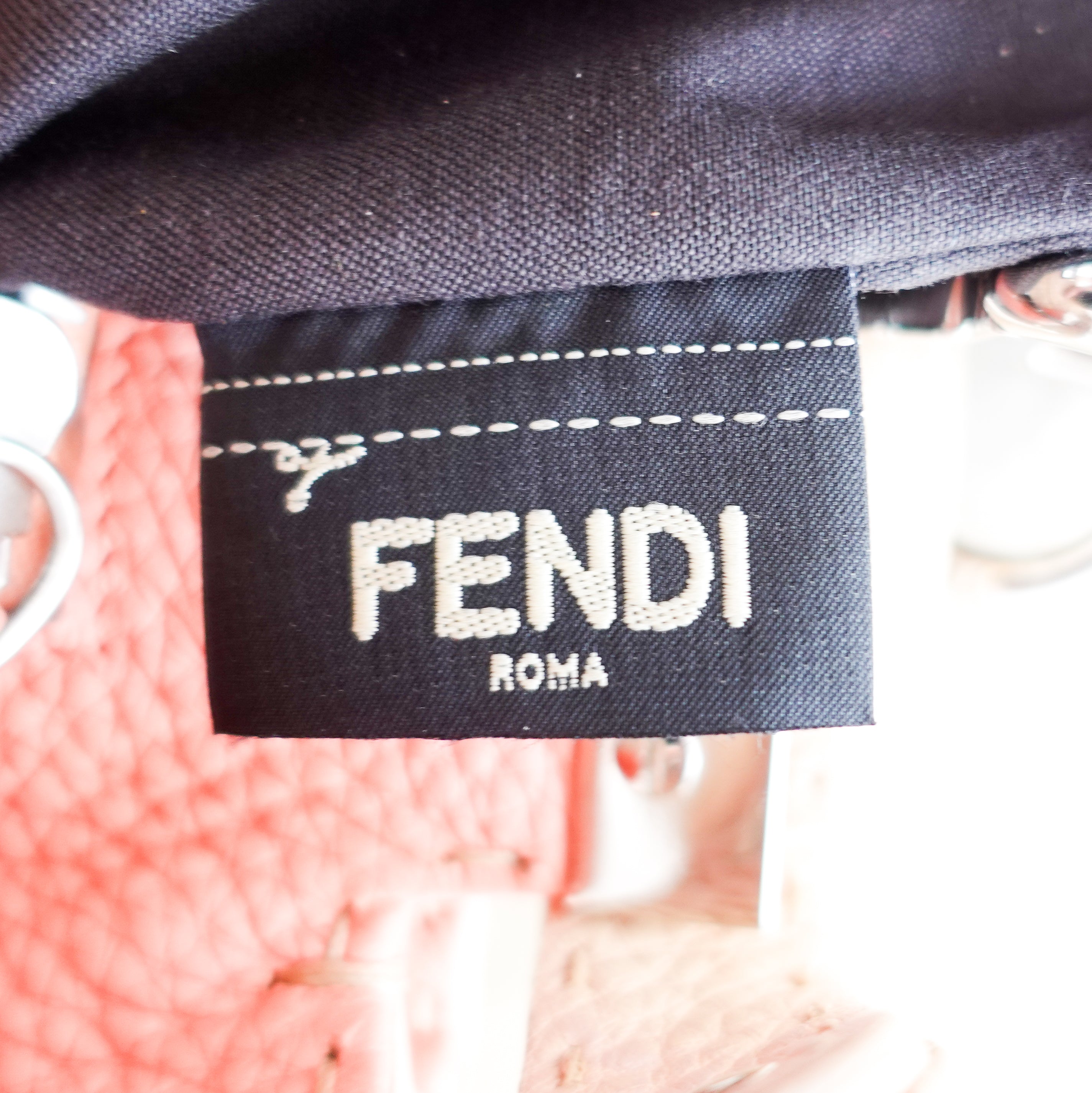 Fendi Cuoio Romano Selleria Beige Medium Peekaboo Satchel RRP £4K | Authentic Preloved