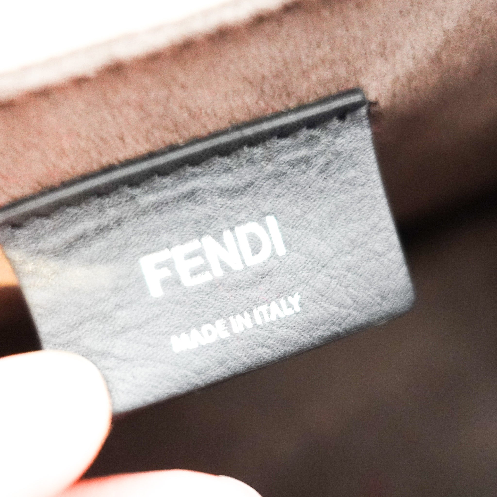 Fendi Kan I F Shoulder Red Velour Bag RRP £1890 | Authentic Preloved - Reloved Again