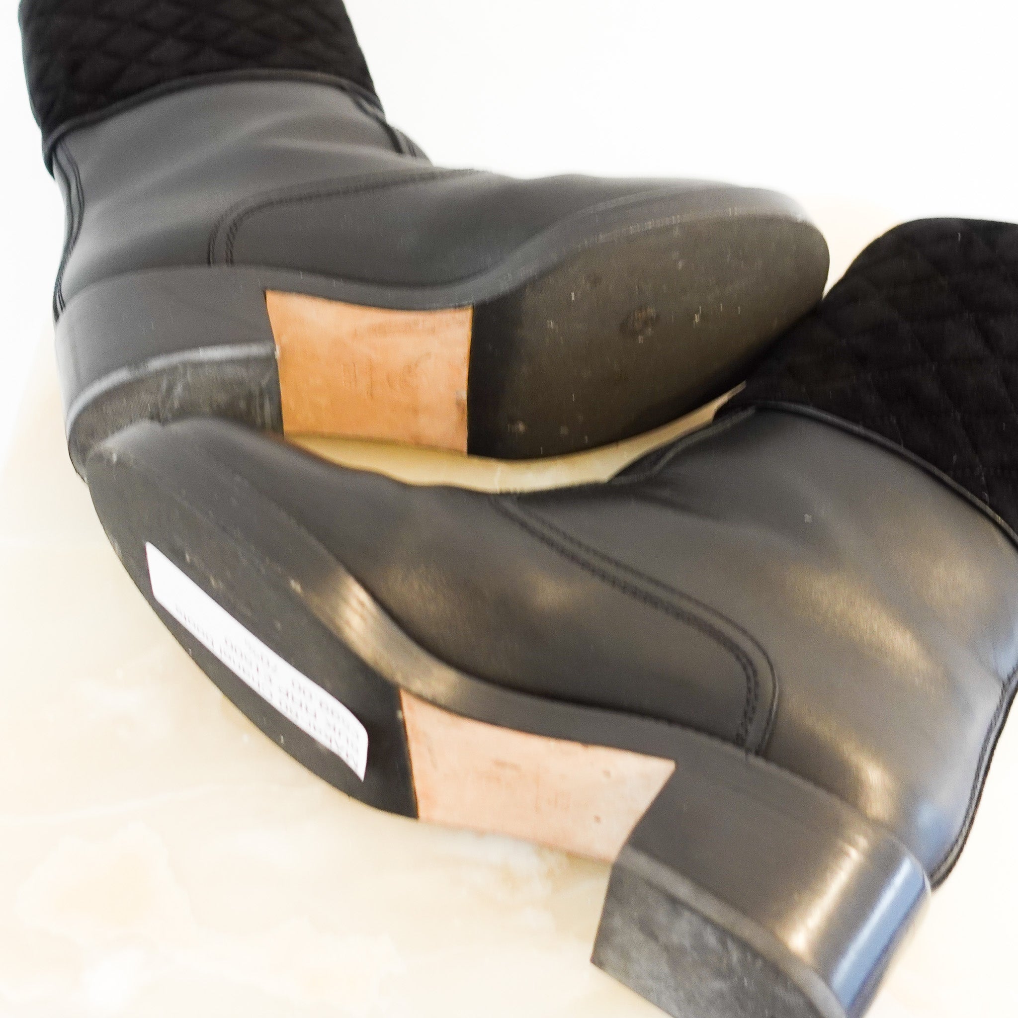 Chanel CC Leather Boots RRP £1500 | Authentic Preloved - Reloved Again