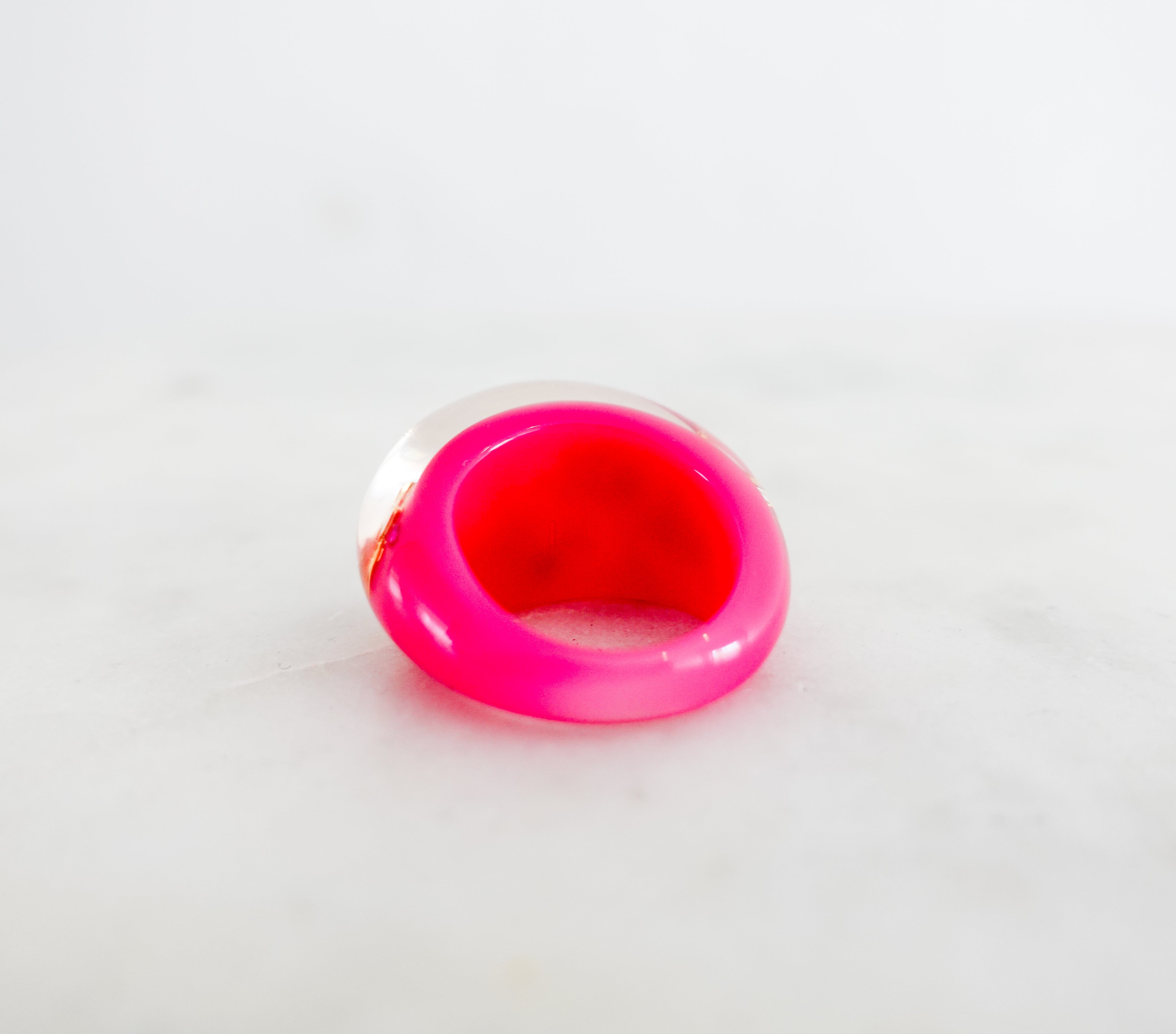 Louis Vuitton Pink Resin Ring RRP £345 | Authentic Preloved