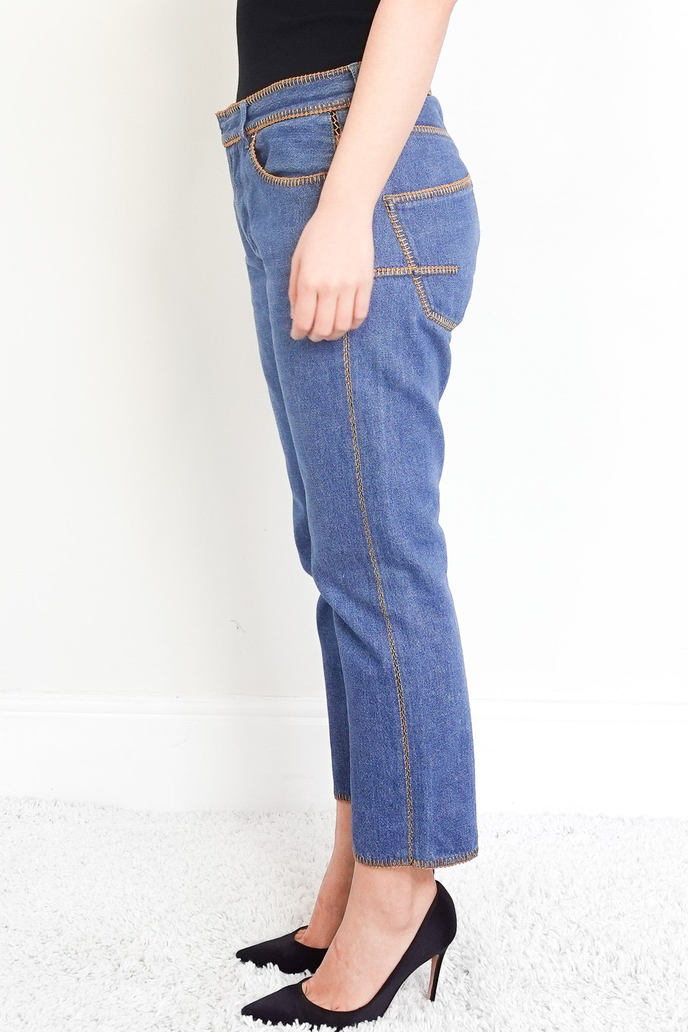Straight leg jeans RRP £1.2k