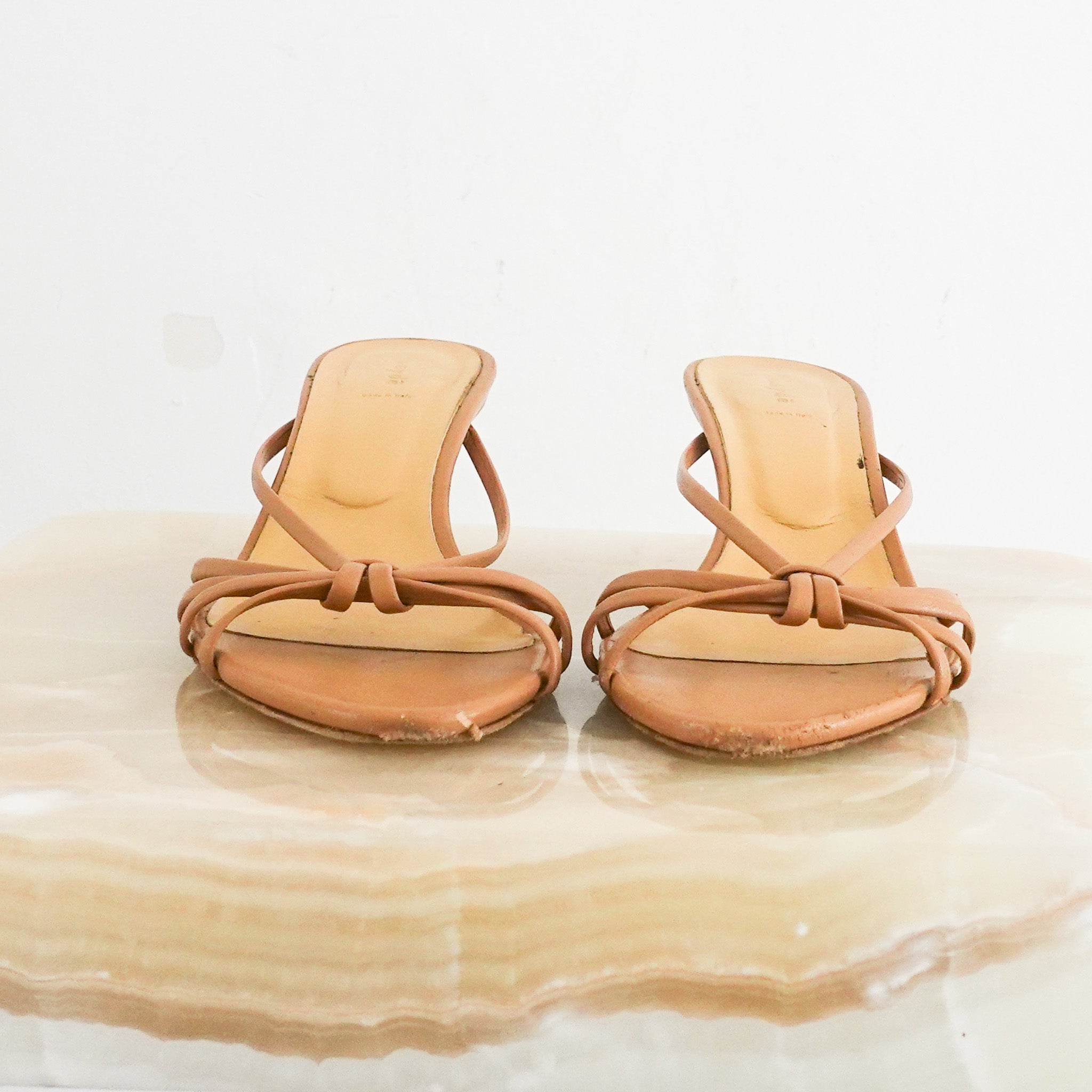 Aeyde Olga Kitten Heel Mules RRP £320 | Preloved and Authentic - Reloved Again