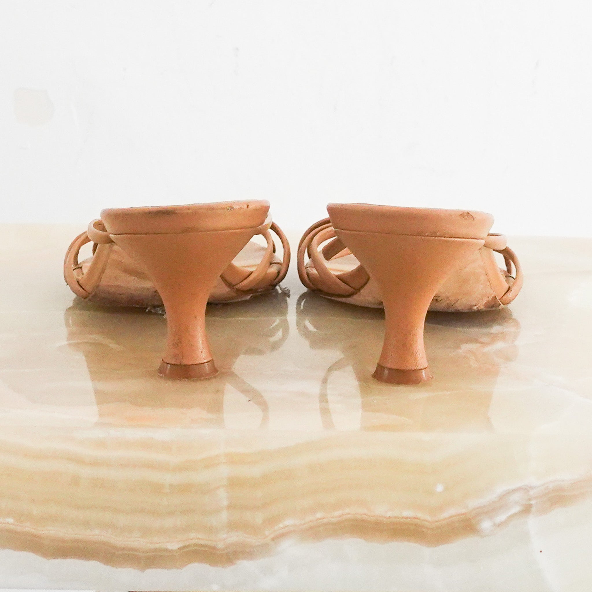 Aeyde Olga Kitten Heel Mules RRP £320 | Preloved and Authentic - Reloved Again