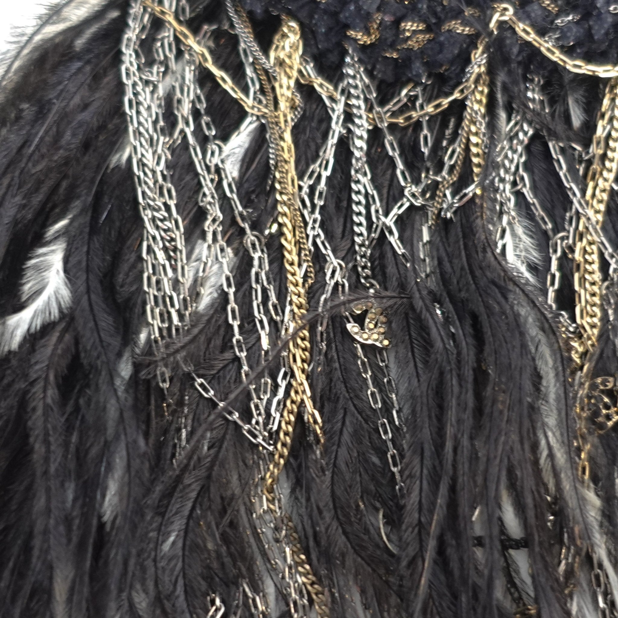 Chanel Feather Necklace Runway Piece | Authentic Preloved - Reloved Again