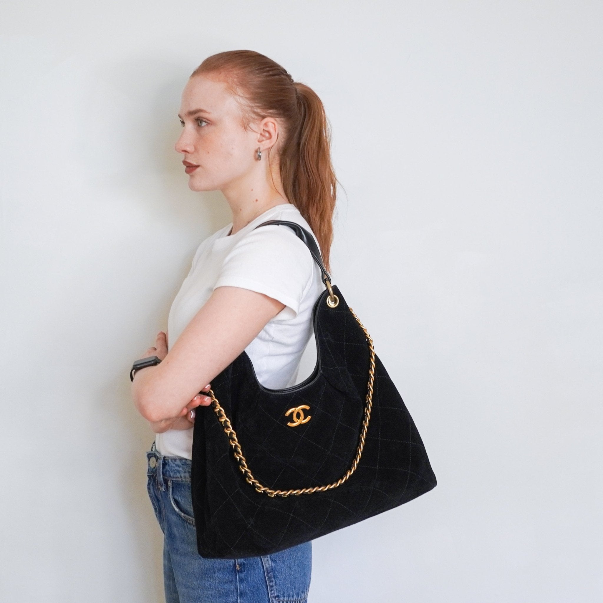 CURRENT SEASON Chanel Maxi Hobo Bag | Authentic Preloved - Reloved Again