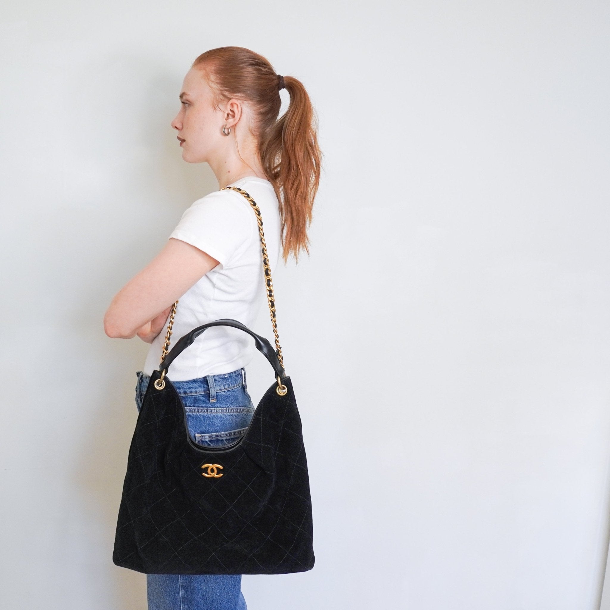 CURRENT SEASON Chanel Maxi Hobo Bag | Authentic Preloved - Reloved Again