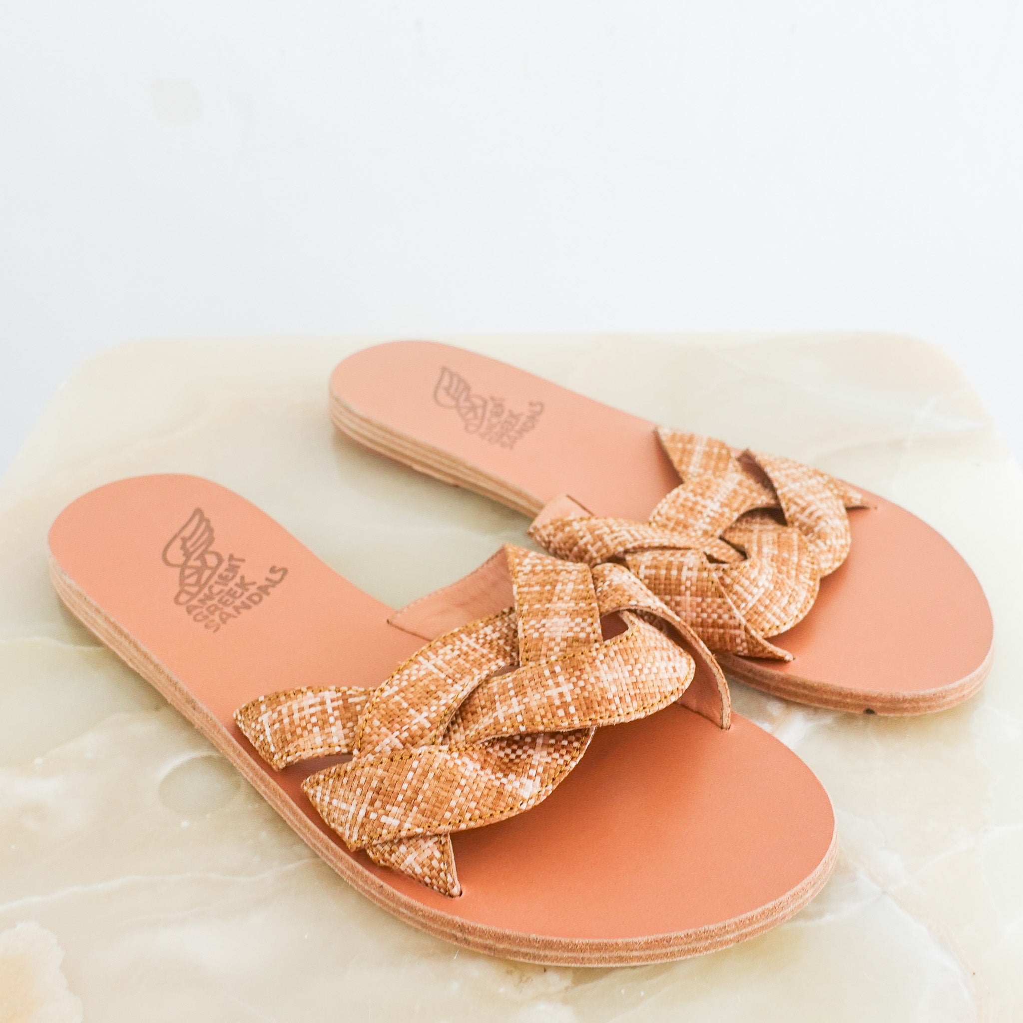 Flat slip on sandals RRP £170