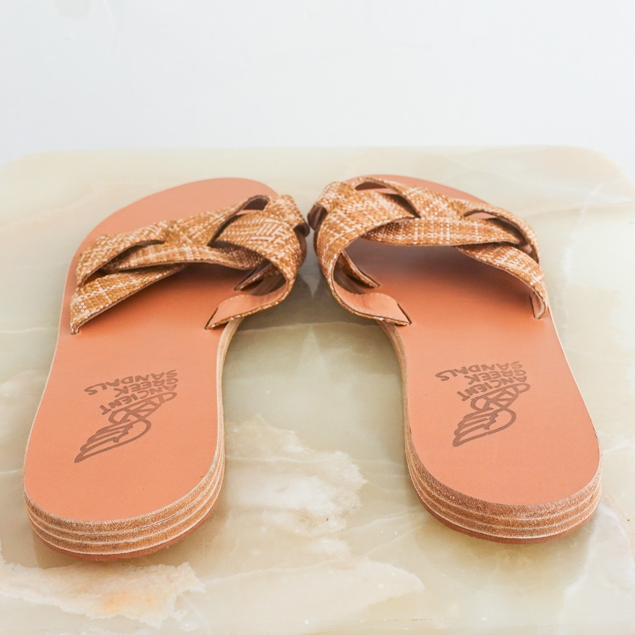 Flat slip on sandals RRP £170