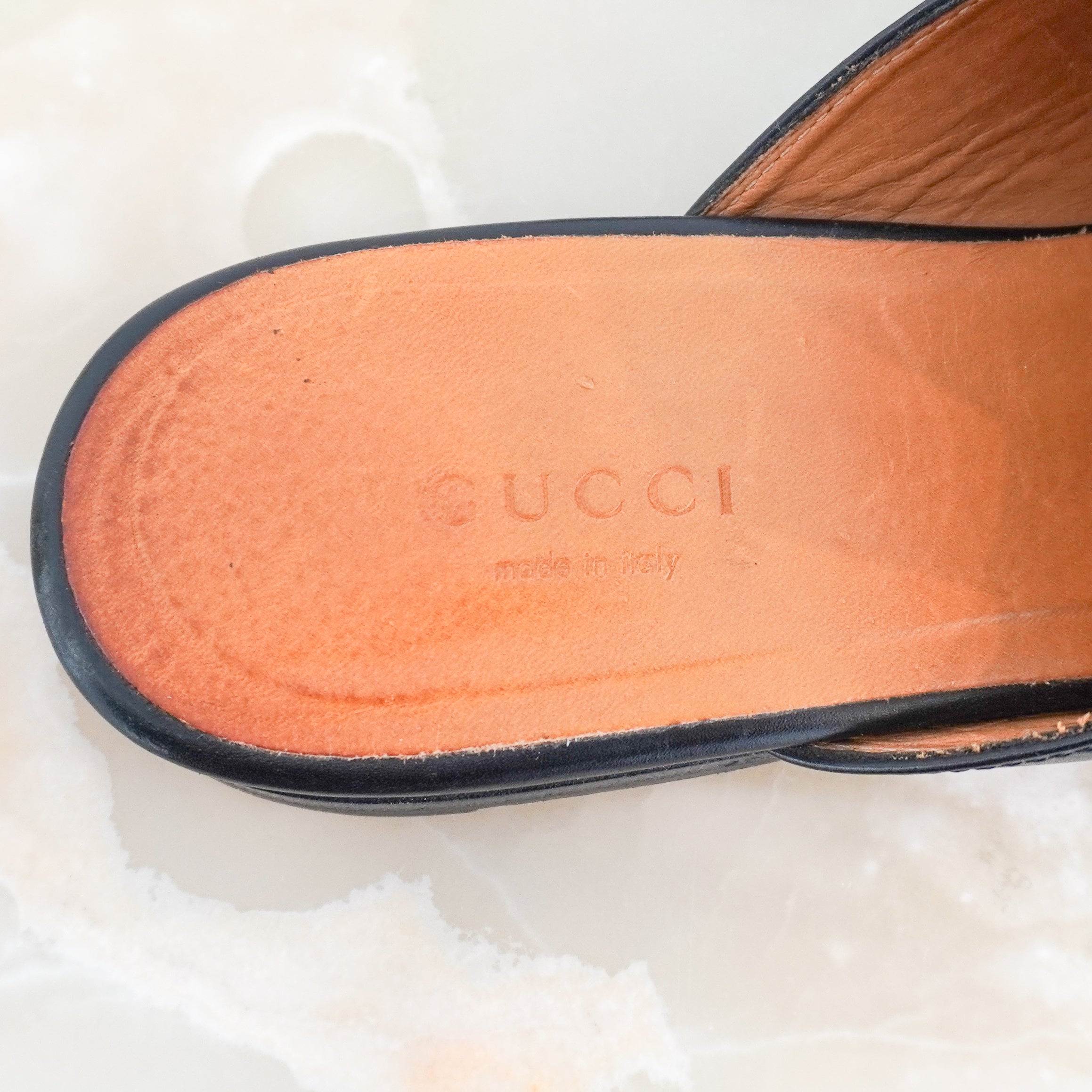 Gucci Black Leather Princetown Horsebit Mules (RRP £850) | Authentic Preloved
