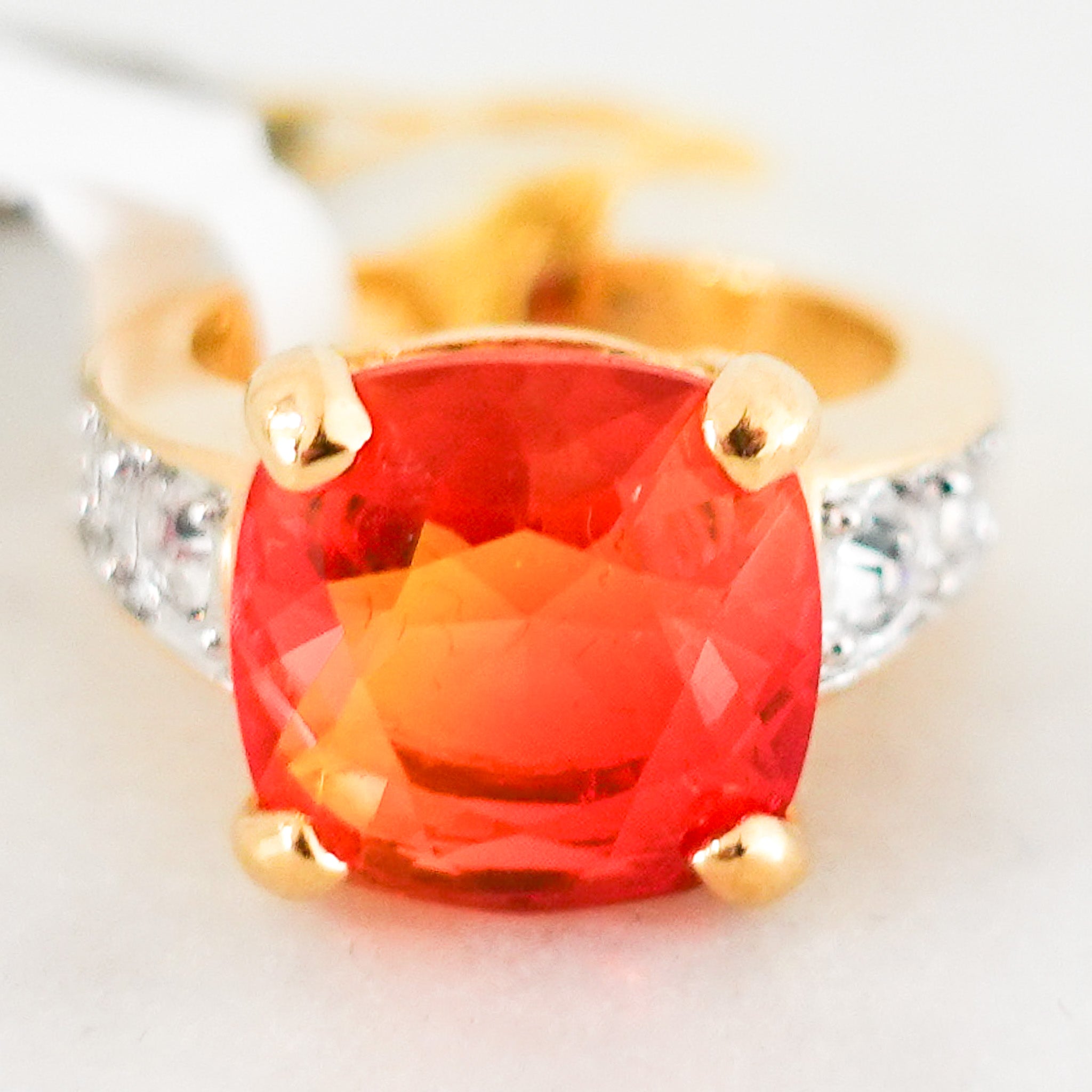 NEW vintage Orange gold costume ring - no returns | Authentic Preloved - Reloved Again