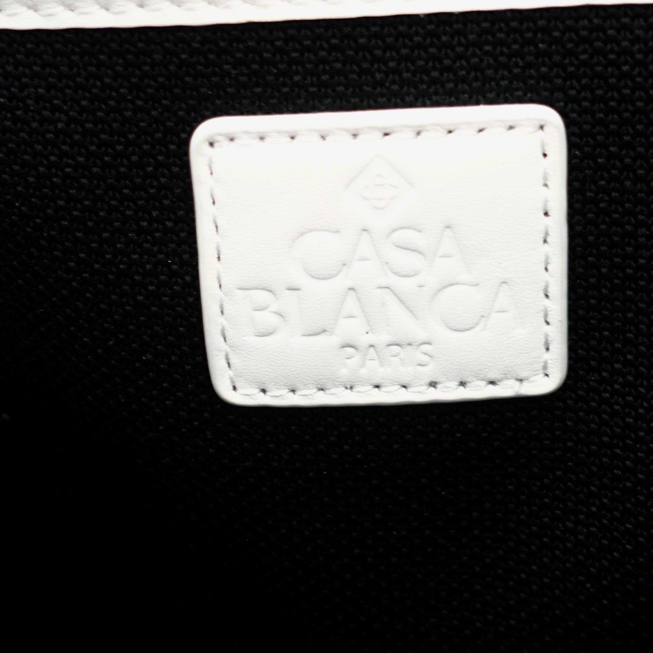 Casa Blanca Paris White, Green & Black Tote Bag RRP £1,200 | Authentic Preloved