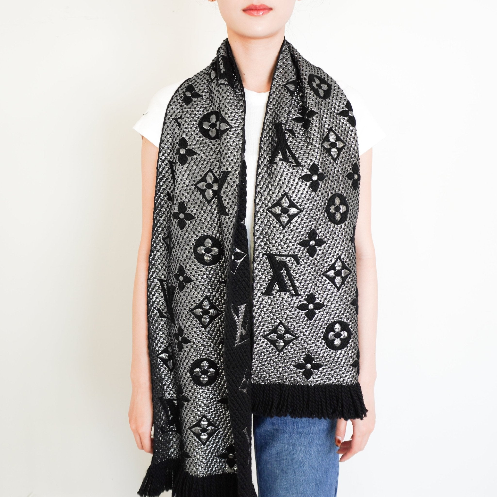 Louis Vuitton Logomania Shine Scarf RRP £510| Authentic Preloved - Reloved Again