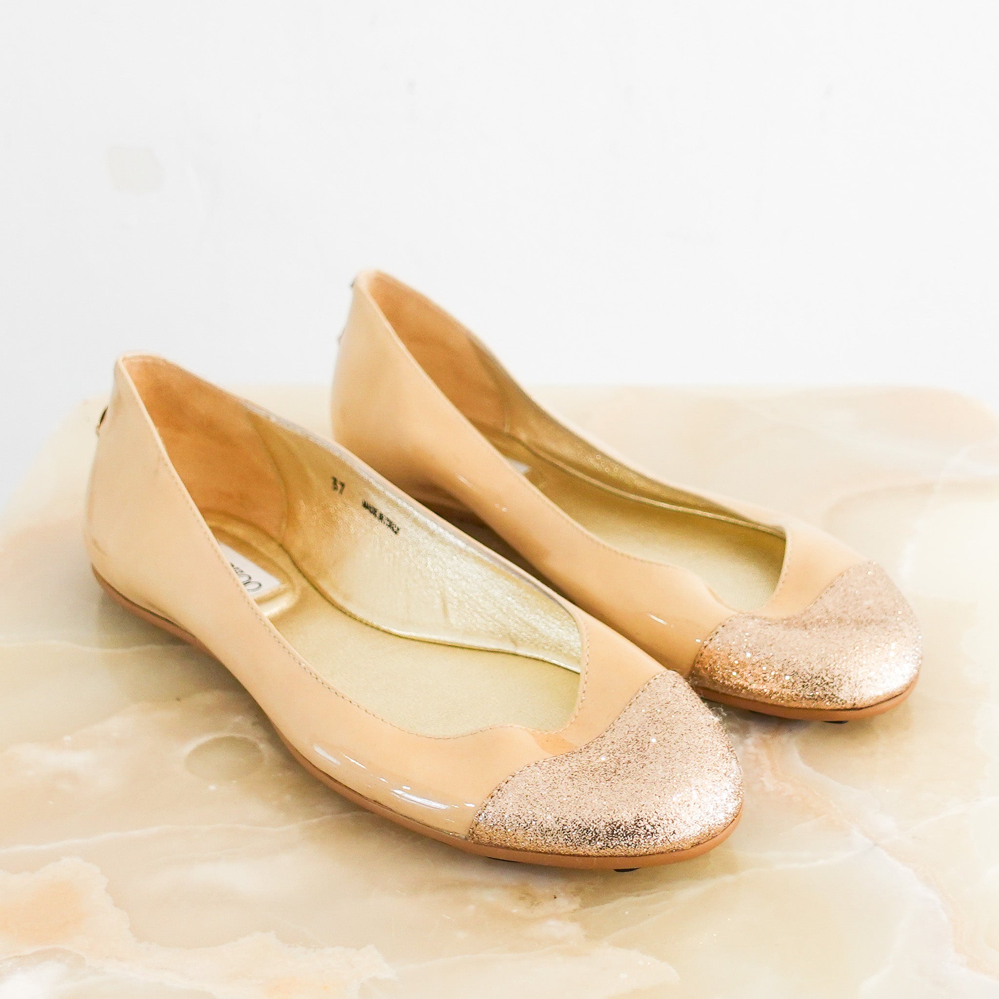 NEW Sparkle ballet flats RRP £600- OUTLET NO RETURNS