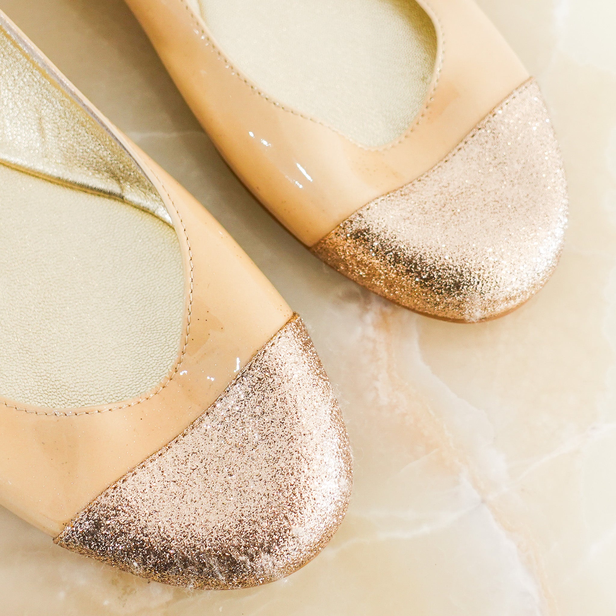 NEW Sparkle ballet flats RRP £600- OUTLET NO RETURNS