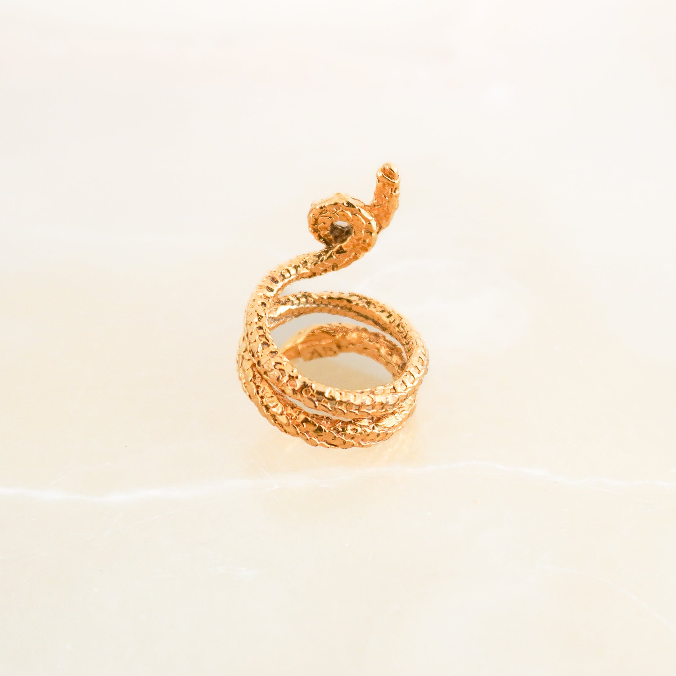 Ami Blastock Gold-Tone Snake Ring (RRP £295) | Authentic Preloved FINAL SALE