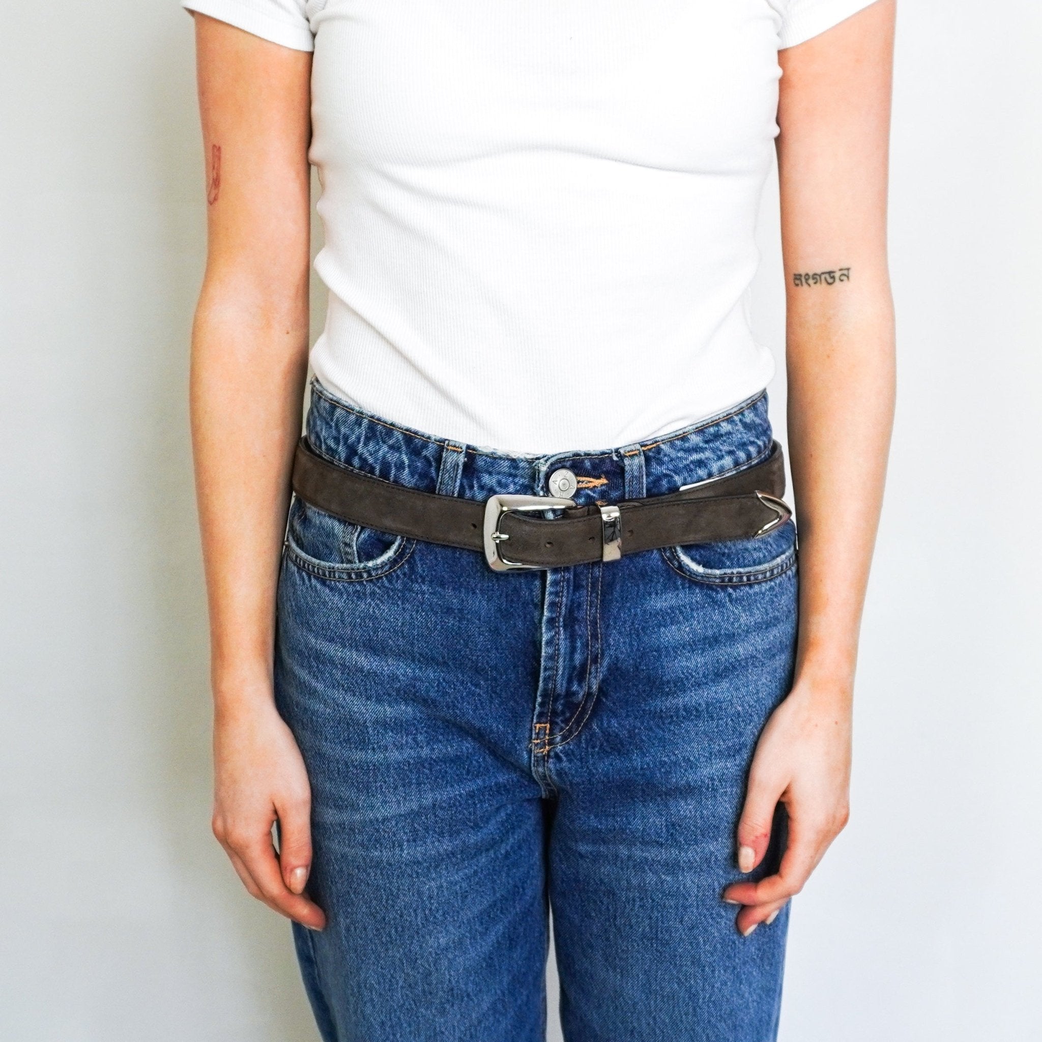 NEW Khaite Brown Suede Belt RRP £450 | Authentic Preloved FINAL SALE - Reloved Again