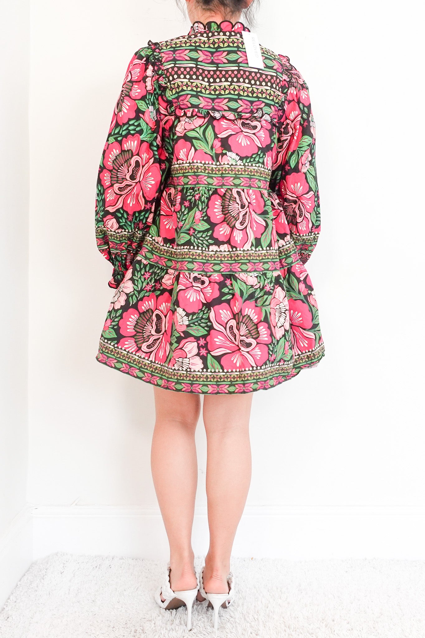 Farm Rio Purple floral Mini Dress RRP £240 | Authentic Preloved