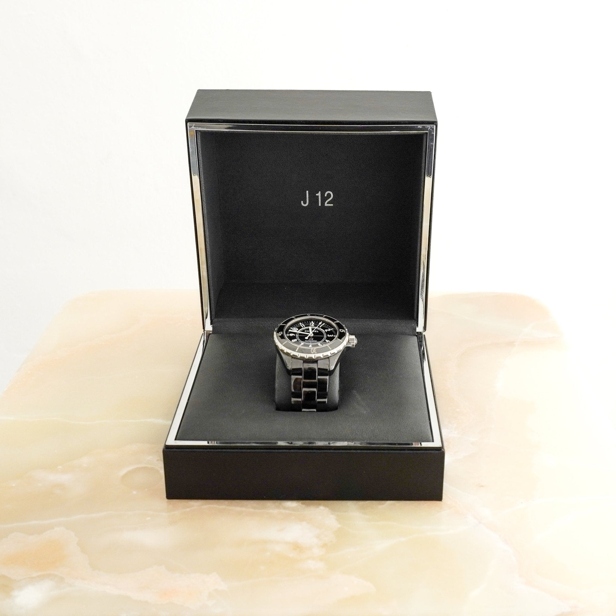 Chanel J12 Black Automatic Ceramic Watch 38mm (RRP £6900) | Authentic Preloved FINAL SALE - Reloved Again