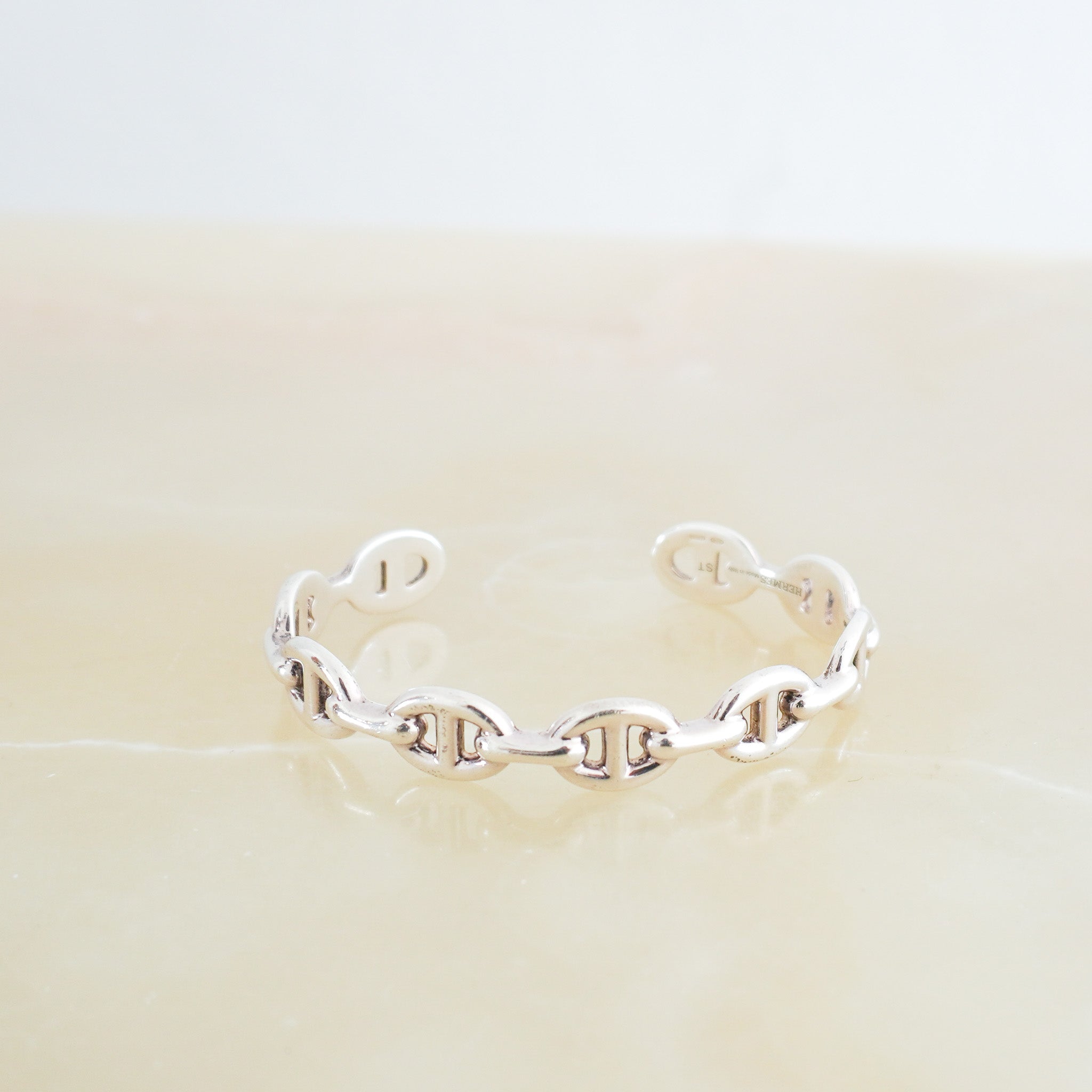 CURRENT SEASON Hermes Chaine D'ancre Enchainee Bracelet Medium Width | Authentic Preloved FINAL SALE - Reloved Again