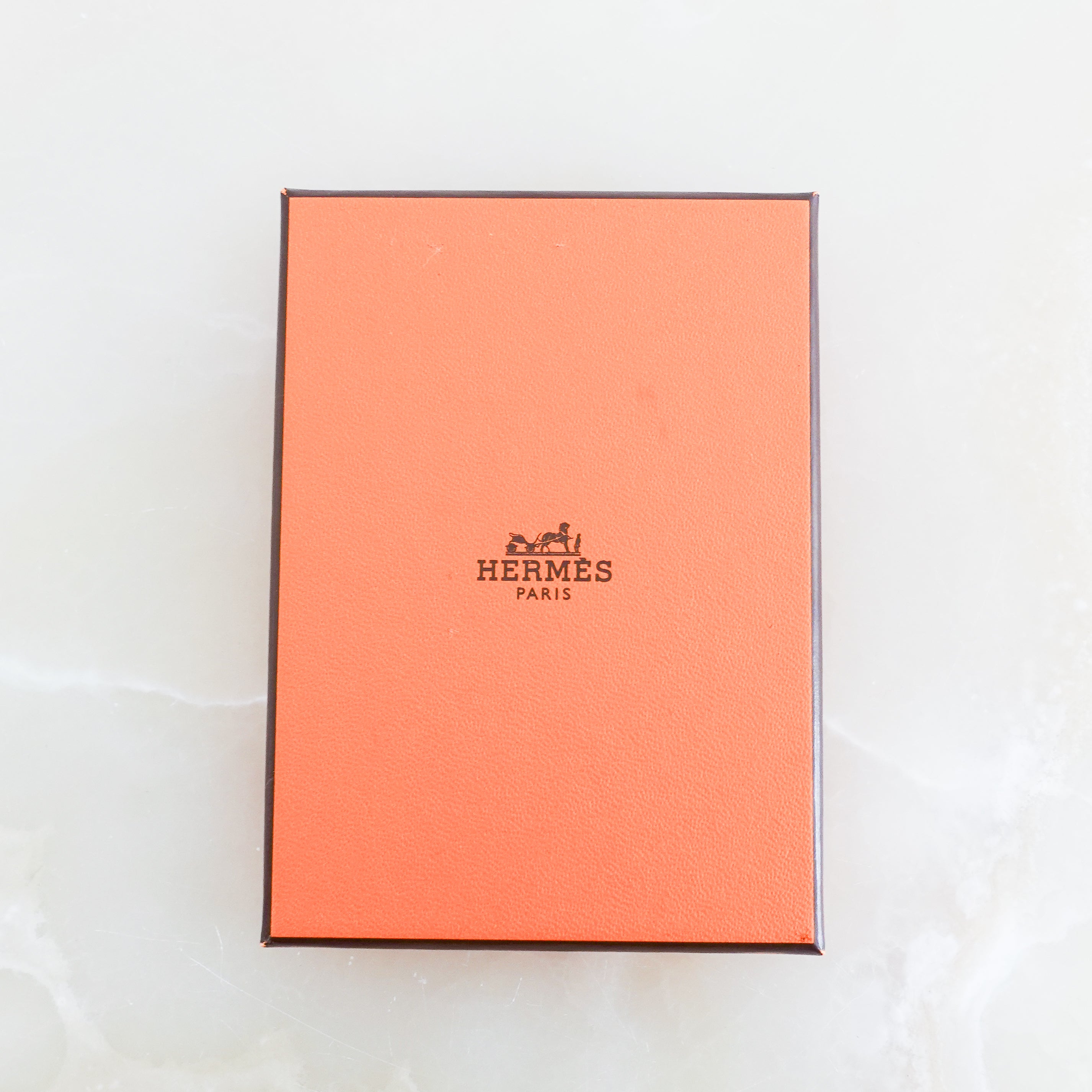 Hermès Paris Two Tone Grey & Blue Card Holder RRP £295 | Authentic Preloved