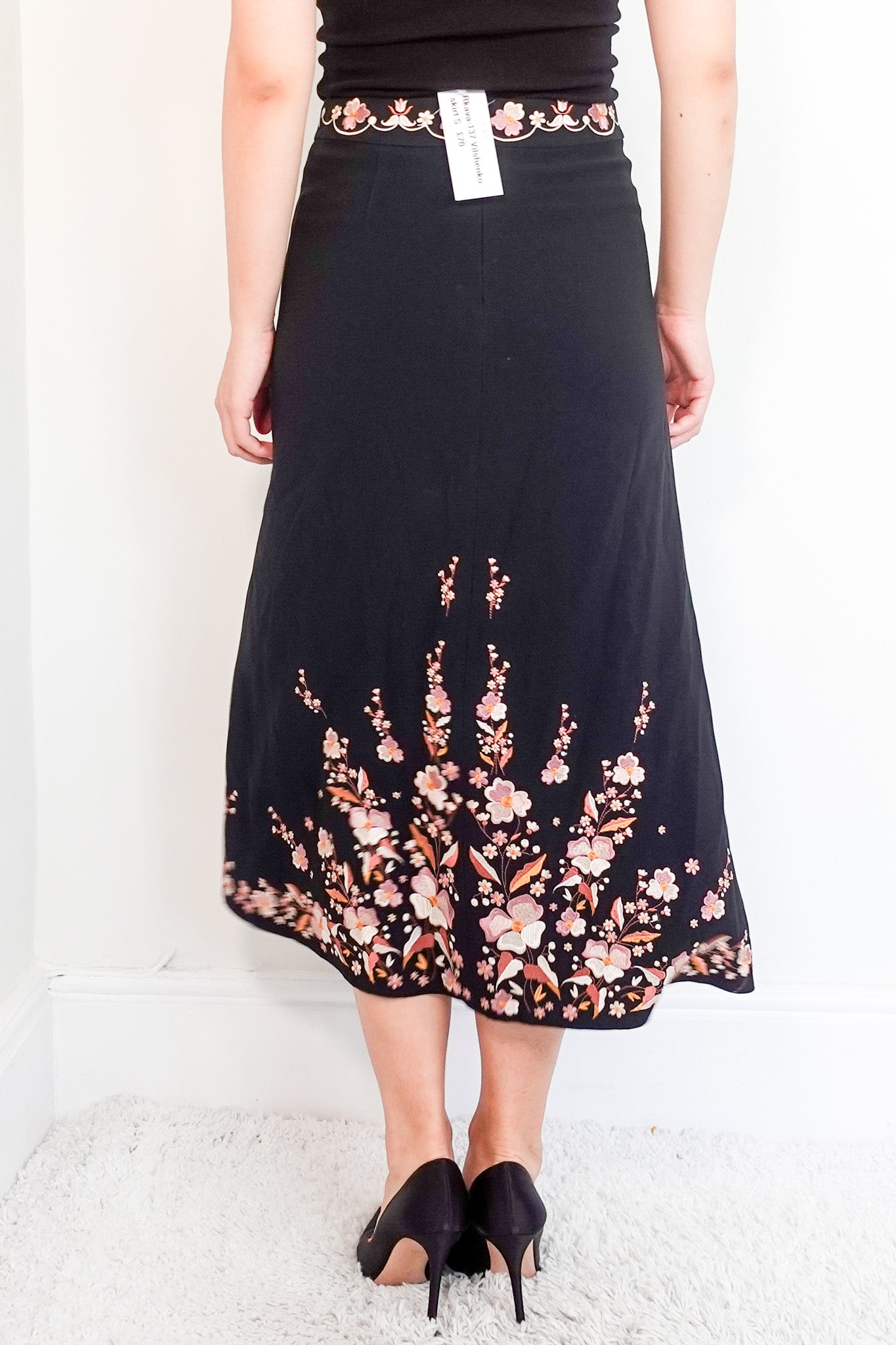 Vilshenko Silk Floral Skirt RRP £550 | Preloved Authentic