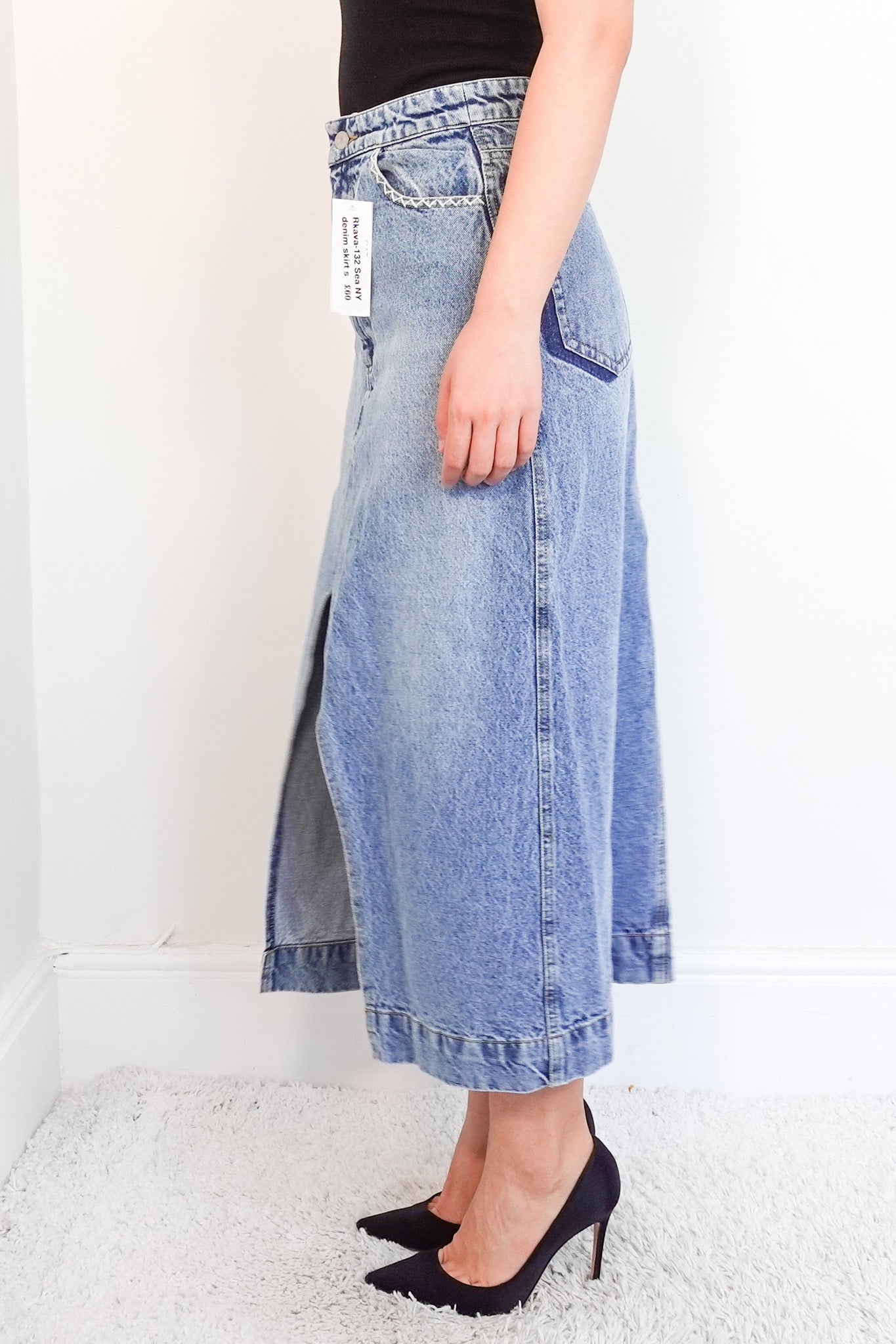 Sea New York Denim Skirt RRP £150 | Preloved Authentic - Reloved Again