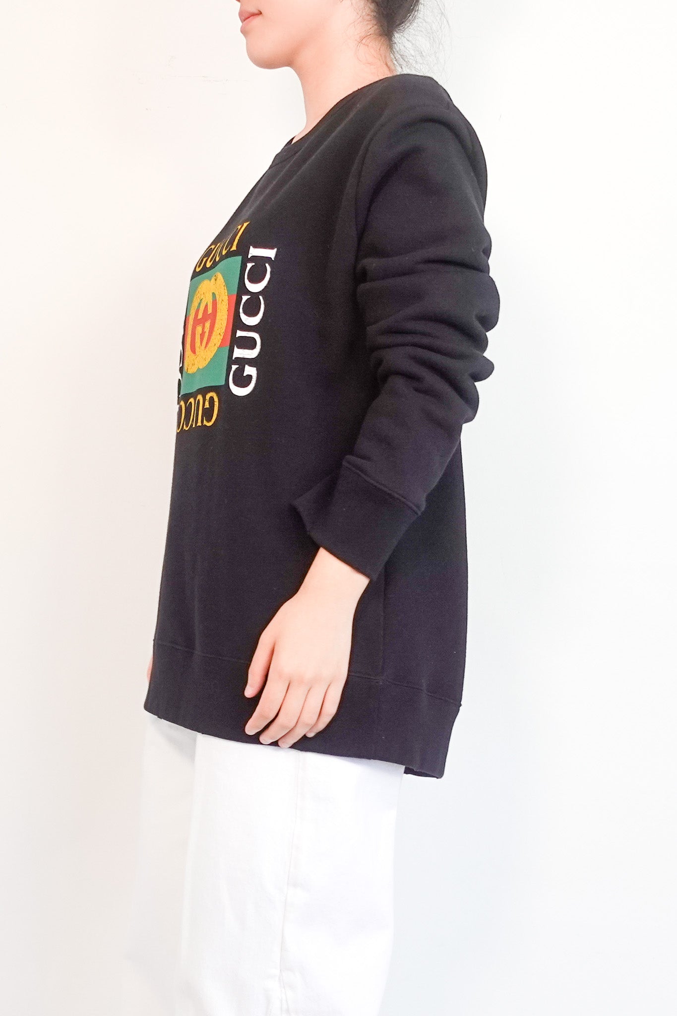Gucci crew neck logo sweatshirt RRP £700 | Authentic Preloved