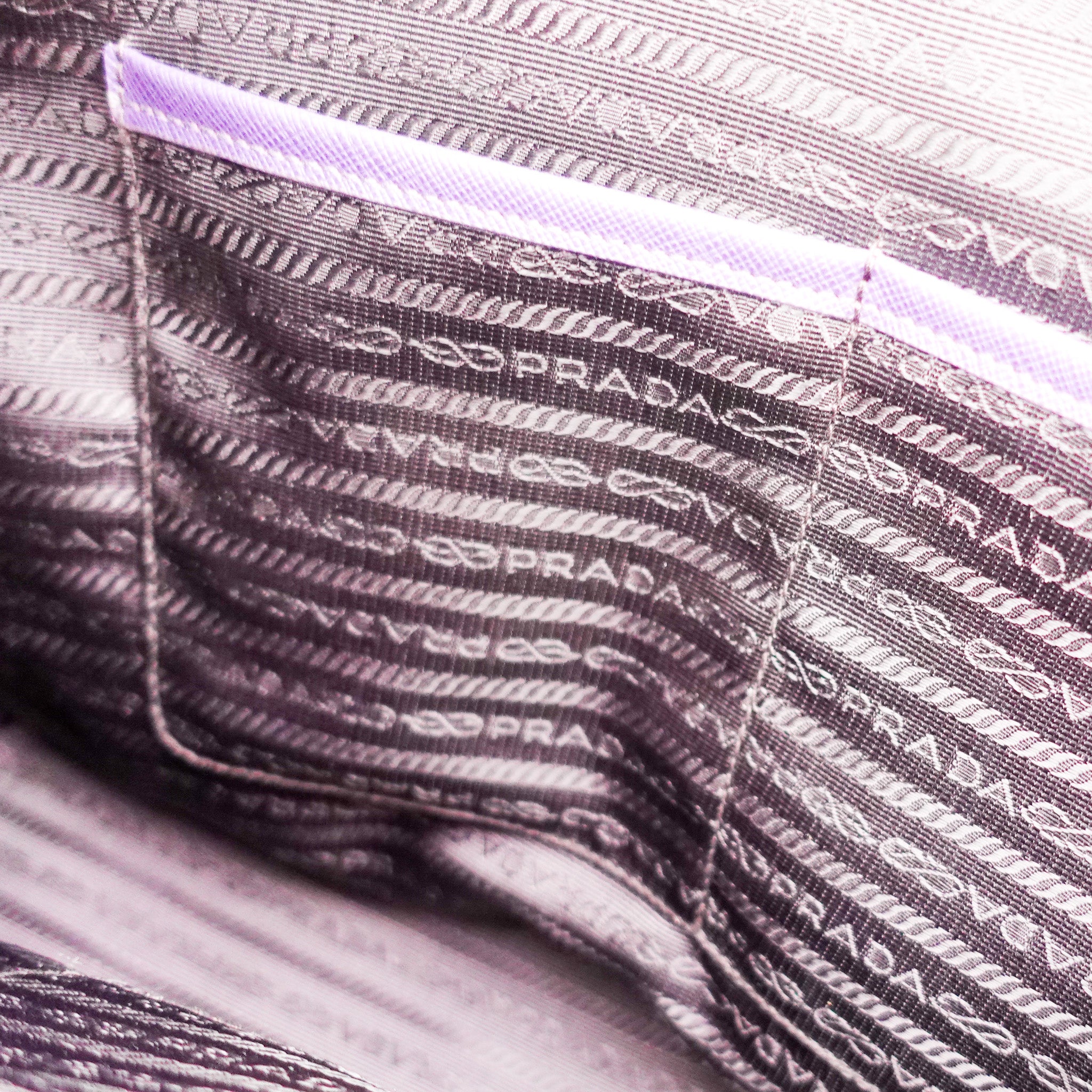 Prada Galleria Double Flap Tote Purple Saffiano RRP £3.5k | Authentic Preloved
