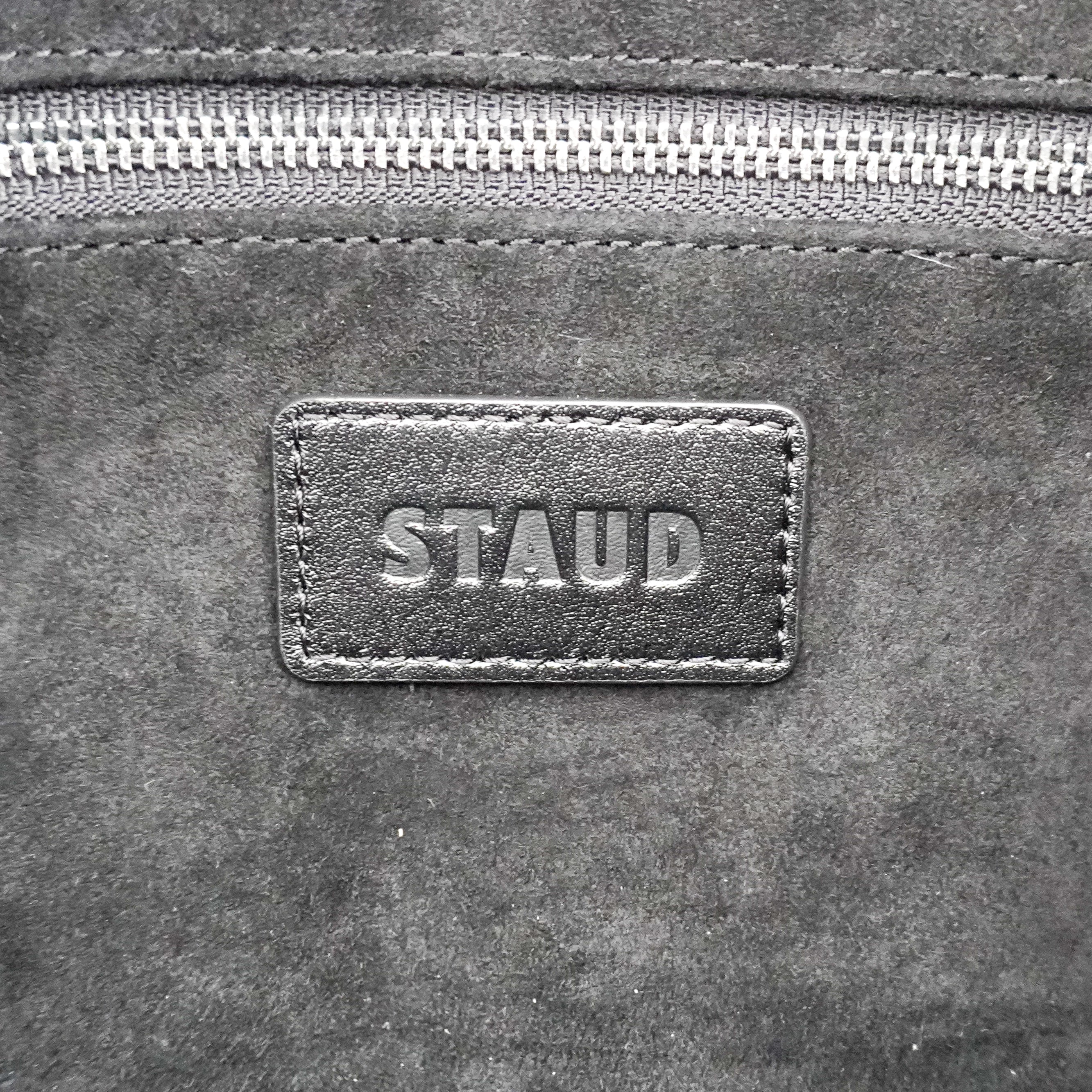 NEW STAUD Black Rivet Demy Shoulder Bag (RRP £475) | Authentic Preloved