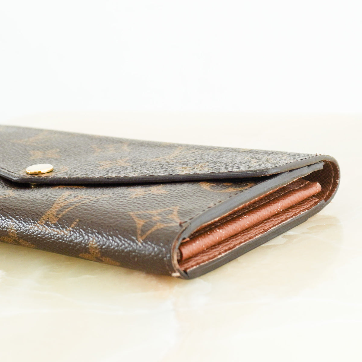 Louis Vuitton Sarah Wallet in Monogram Canvas (RRP £500) | Authentic Preloved