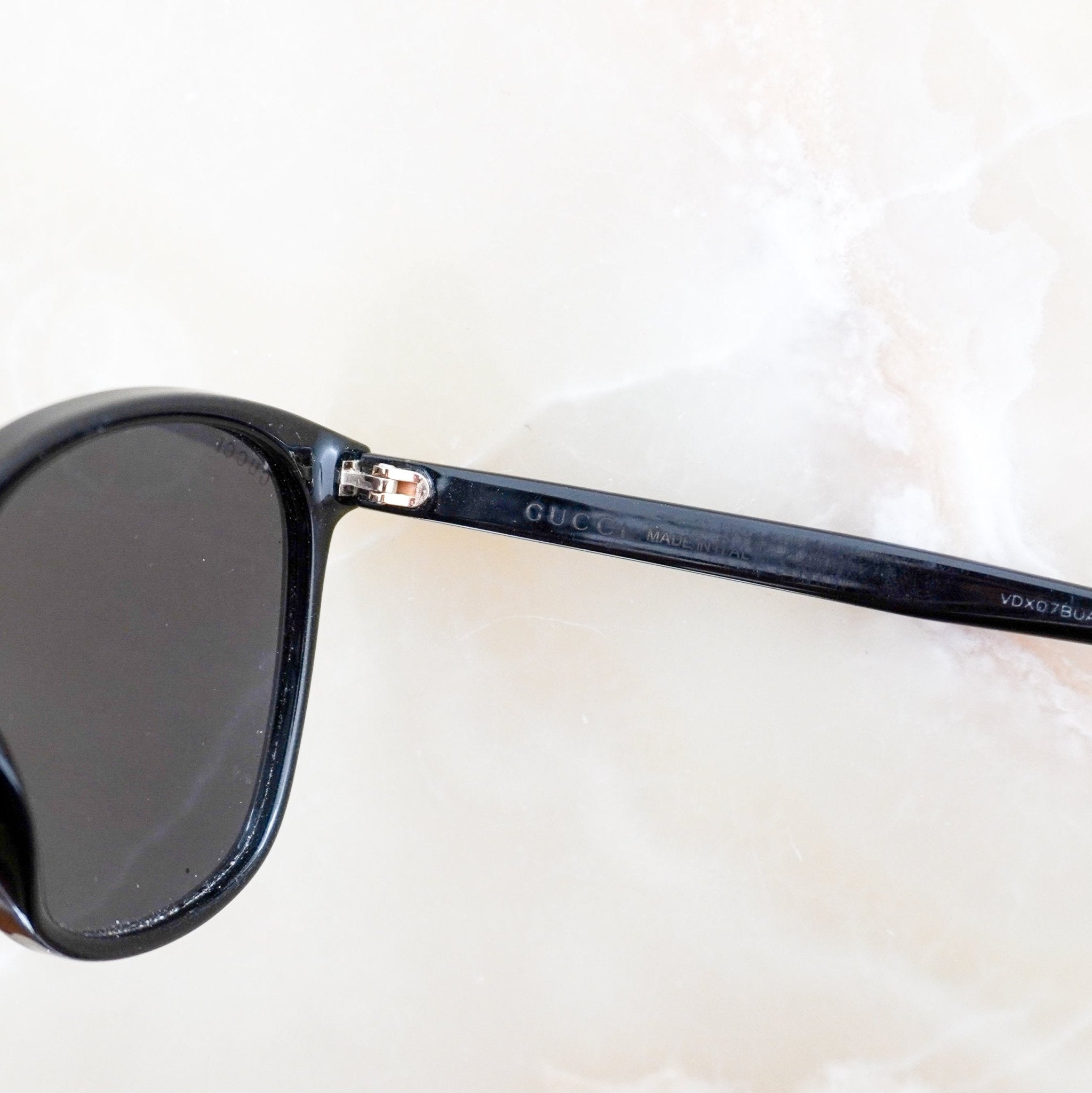 Gucci GG0024S 001 Black Square Sunglasses (RRP £350) | Authentic Preloved FINAL SALE - Reloved Again