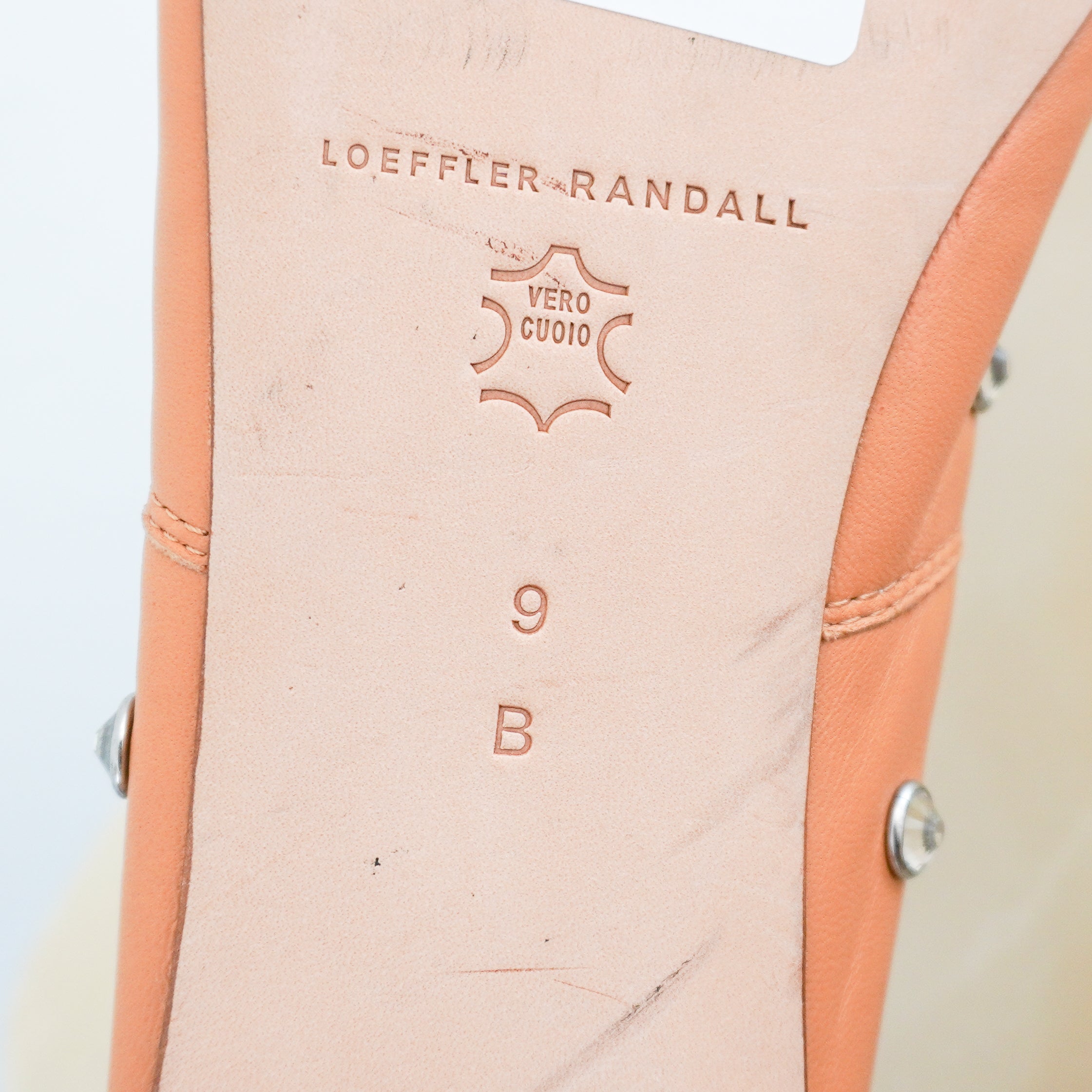 Loeffler Randall Leonie Ballet Flats in Nude Leather (RRP £350) | Authentic Preloved