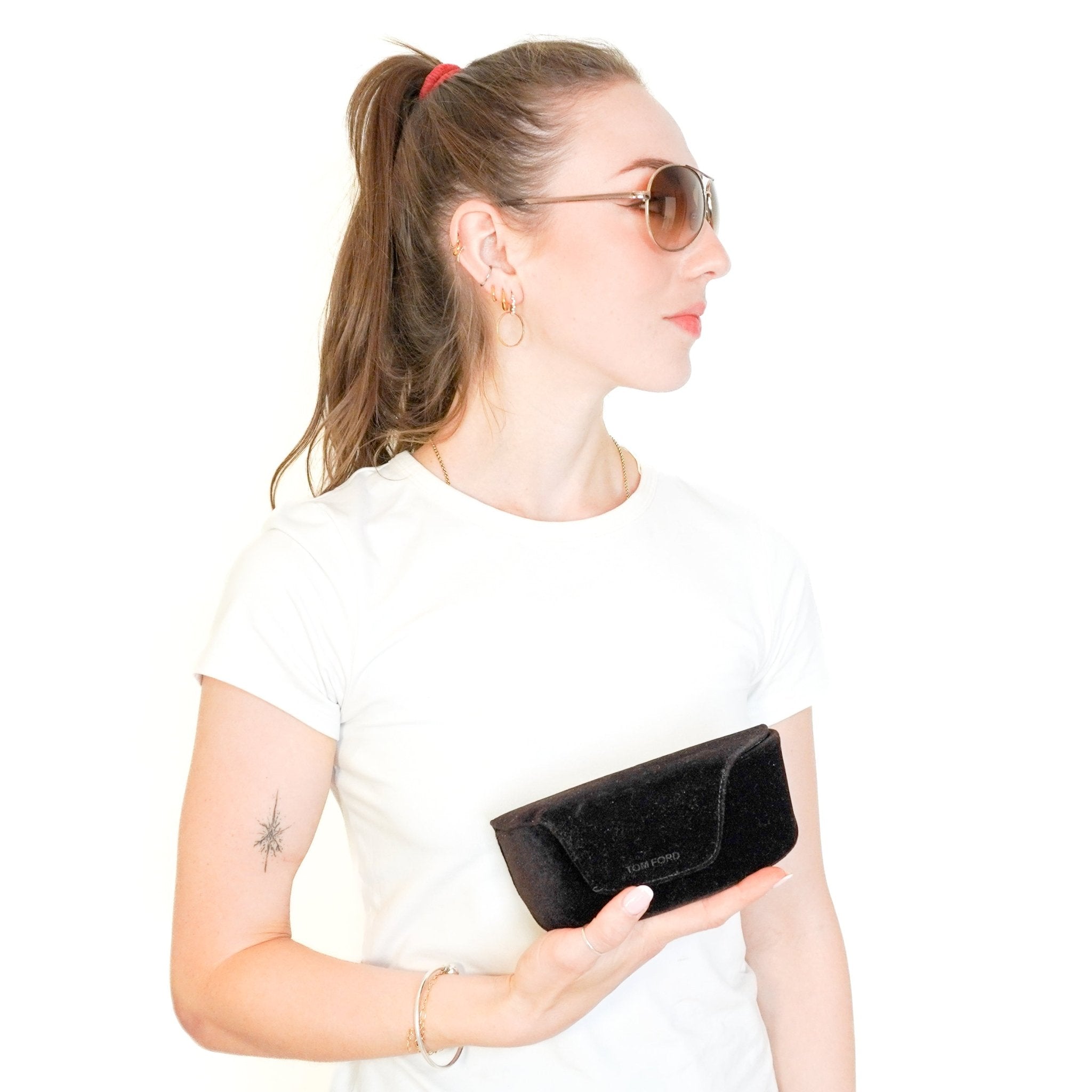 Tom Ford Charles Brown Aviator Sunglasses TF35 772 (RRP £400) | Authentic Preloved FINAL SALE (Copy) - Reloved Again