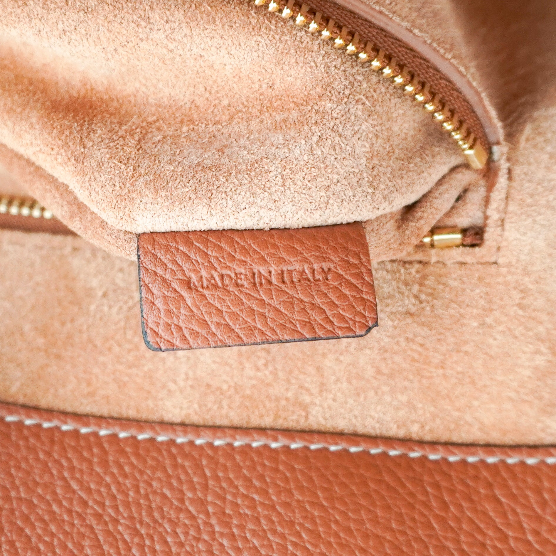 Celine Triomphe Cabas Anaïs Tote Bag in Tan Grained Calfskin (RRP £2300) | Authentic Preloved