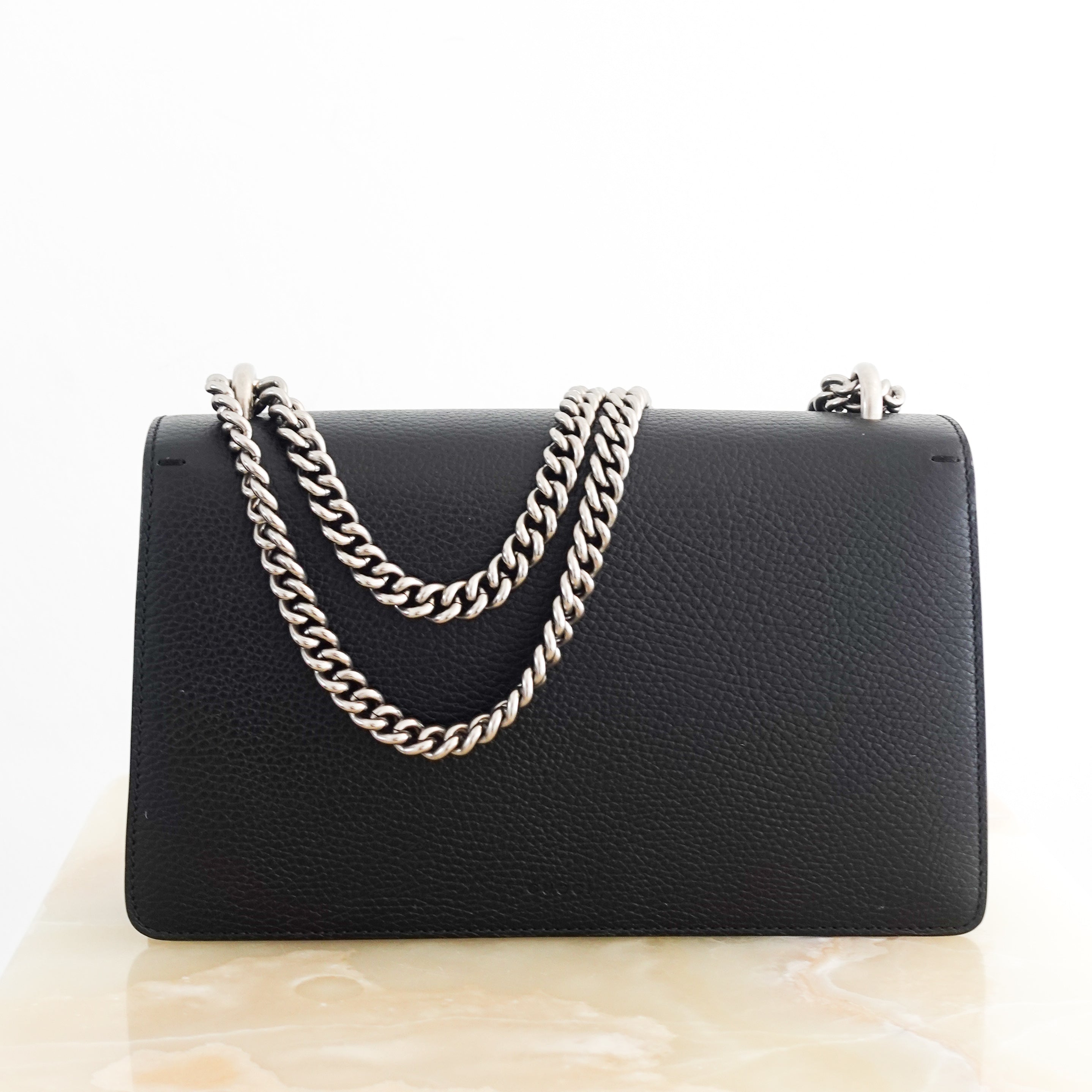 Gucci Dionysus Leather Diamond Black Bag RRP £2080 | Authentic Preloved