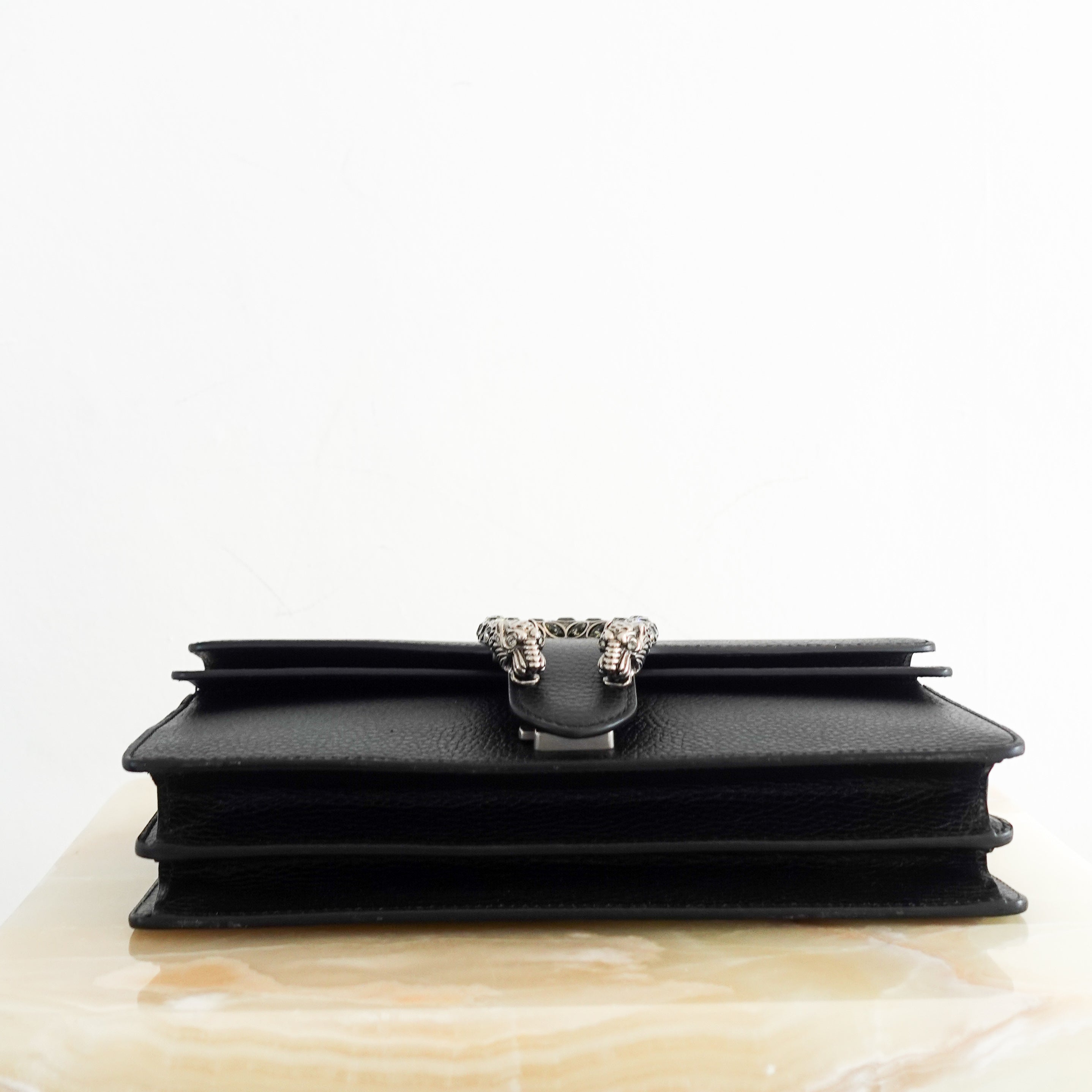 Gucci Dionysus Leather Diamond Black Bag RRP £2080 | Authentic Preloved